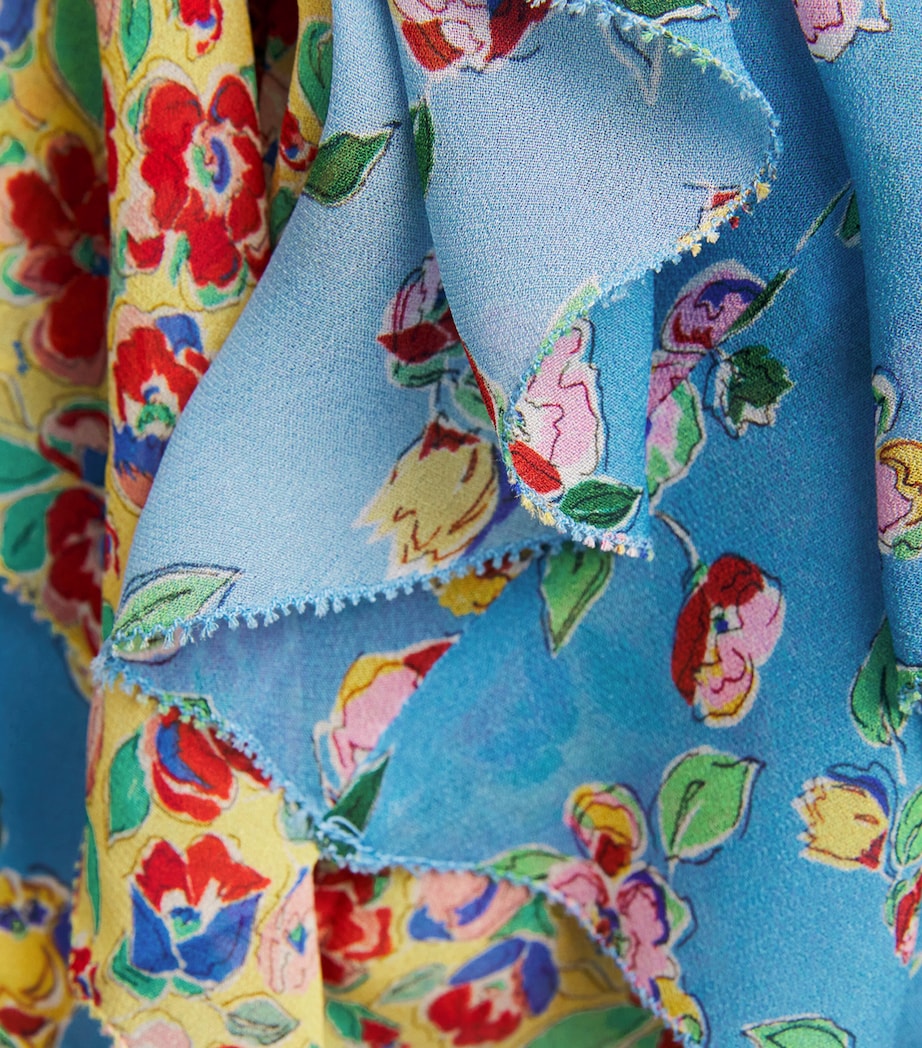 Silk Benoite Midi Dress JEANNIE MIX MULTI Image 5