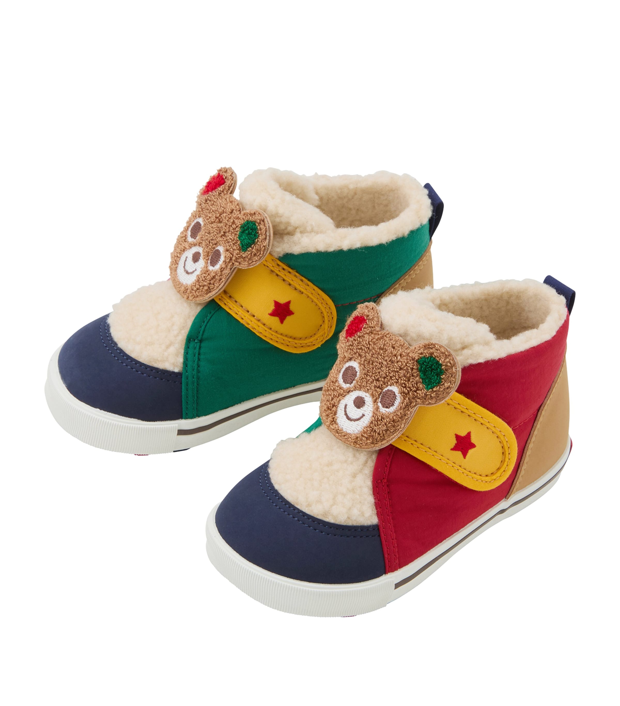 Miki House Embroidered Bear Sneakers | Kids New In | Baby Clothing | Baby Shoes | Trainers | Designers | Miki House