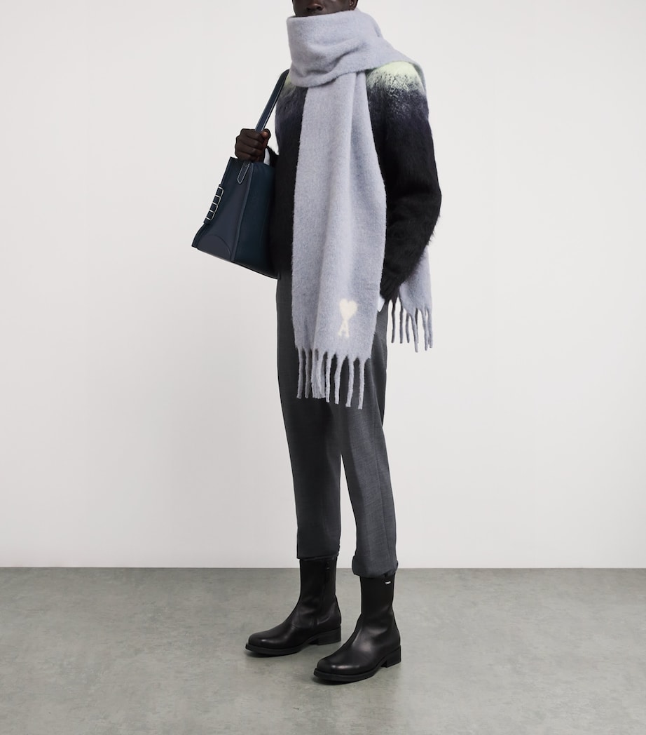 Alpaca-Blend Ami de Coeur Scarf CIEL Image 3