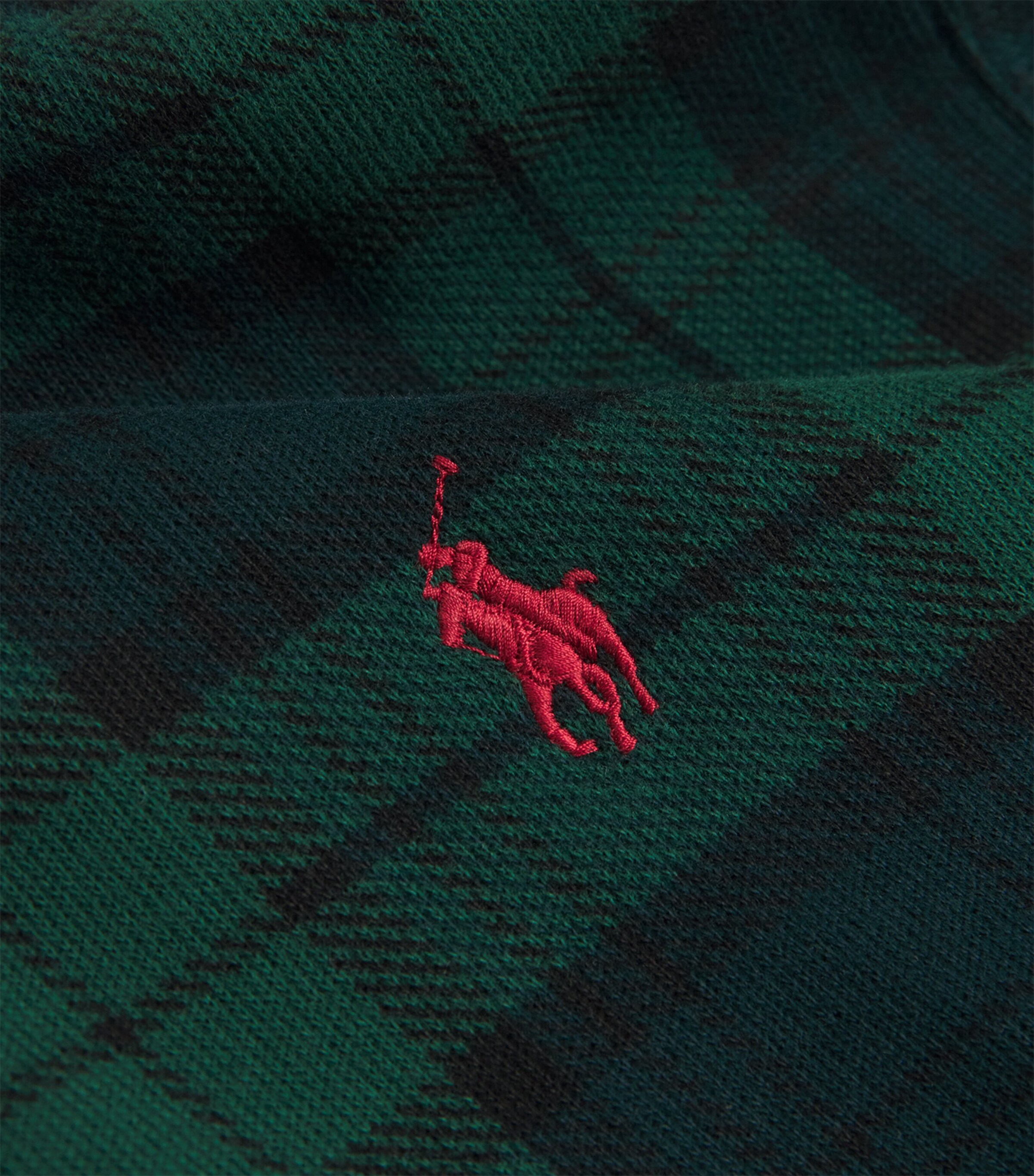 Polo Ralph Lauren Mens Cotton Tartan Quarter-Zip Sweatshirt Image 5