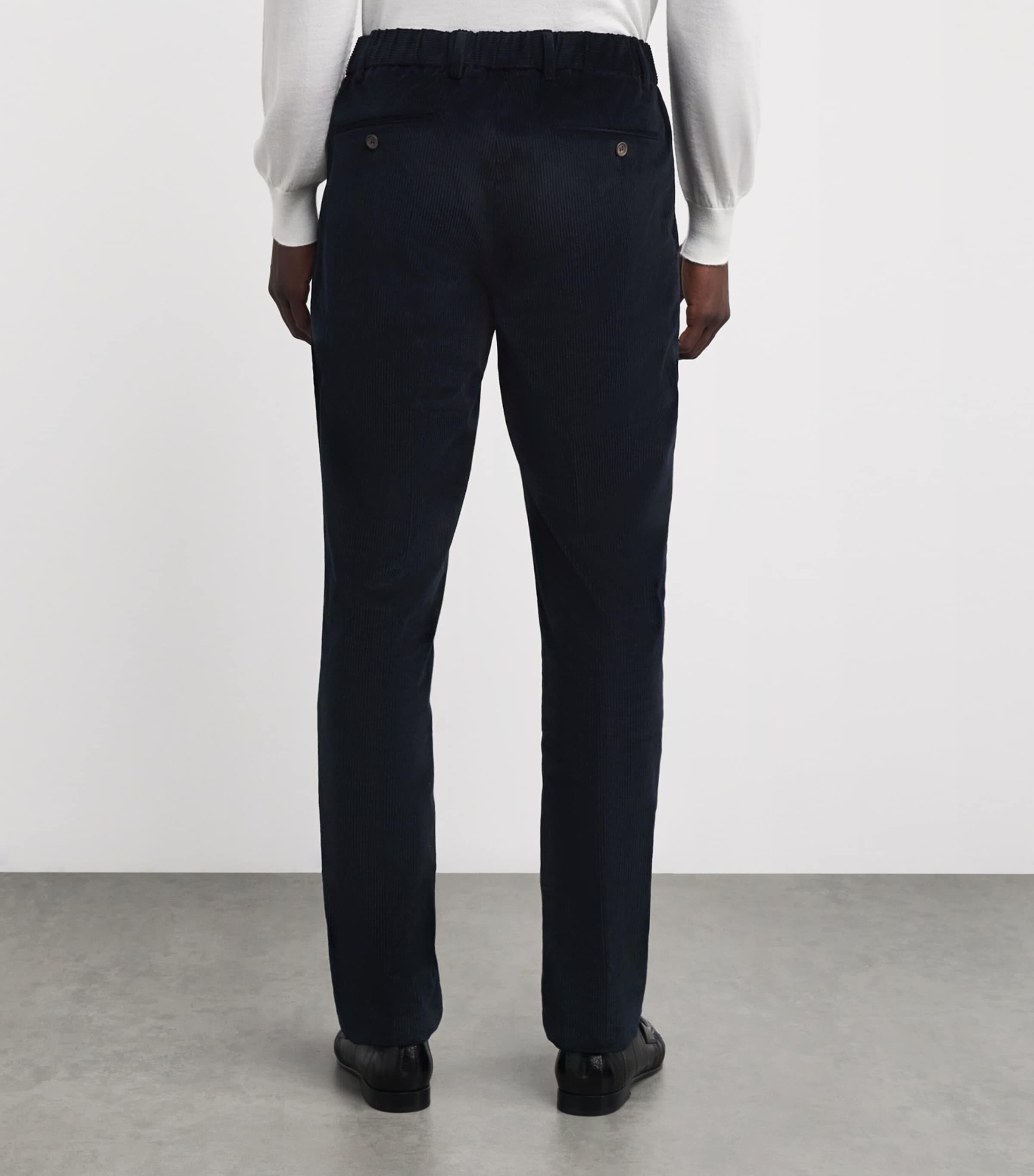 Corduroy Atrani Trousers NVY NAVY Image 4