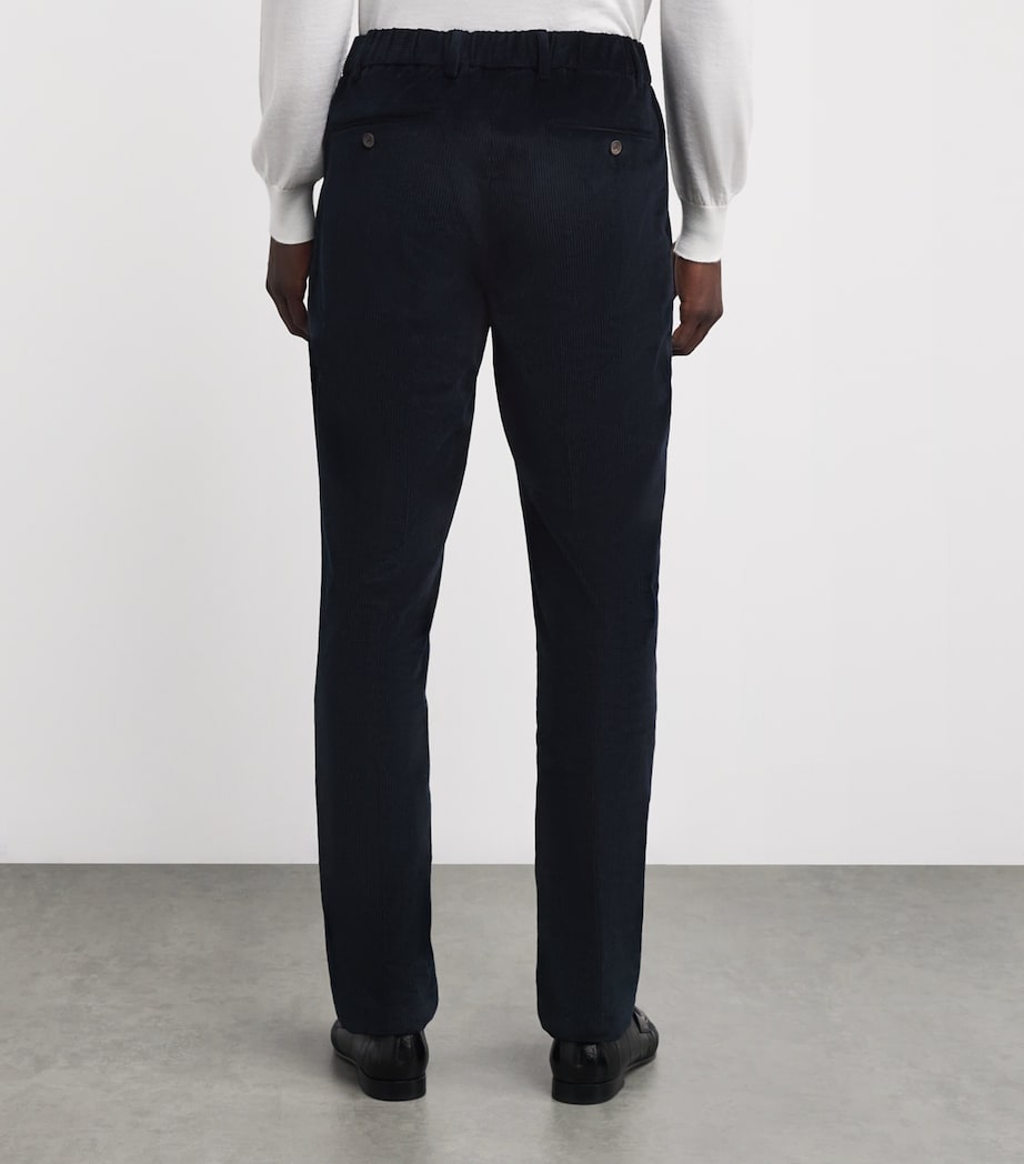 Corduroy Atrani Trousers NVY NAVY Image 4