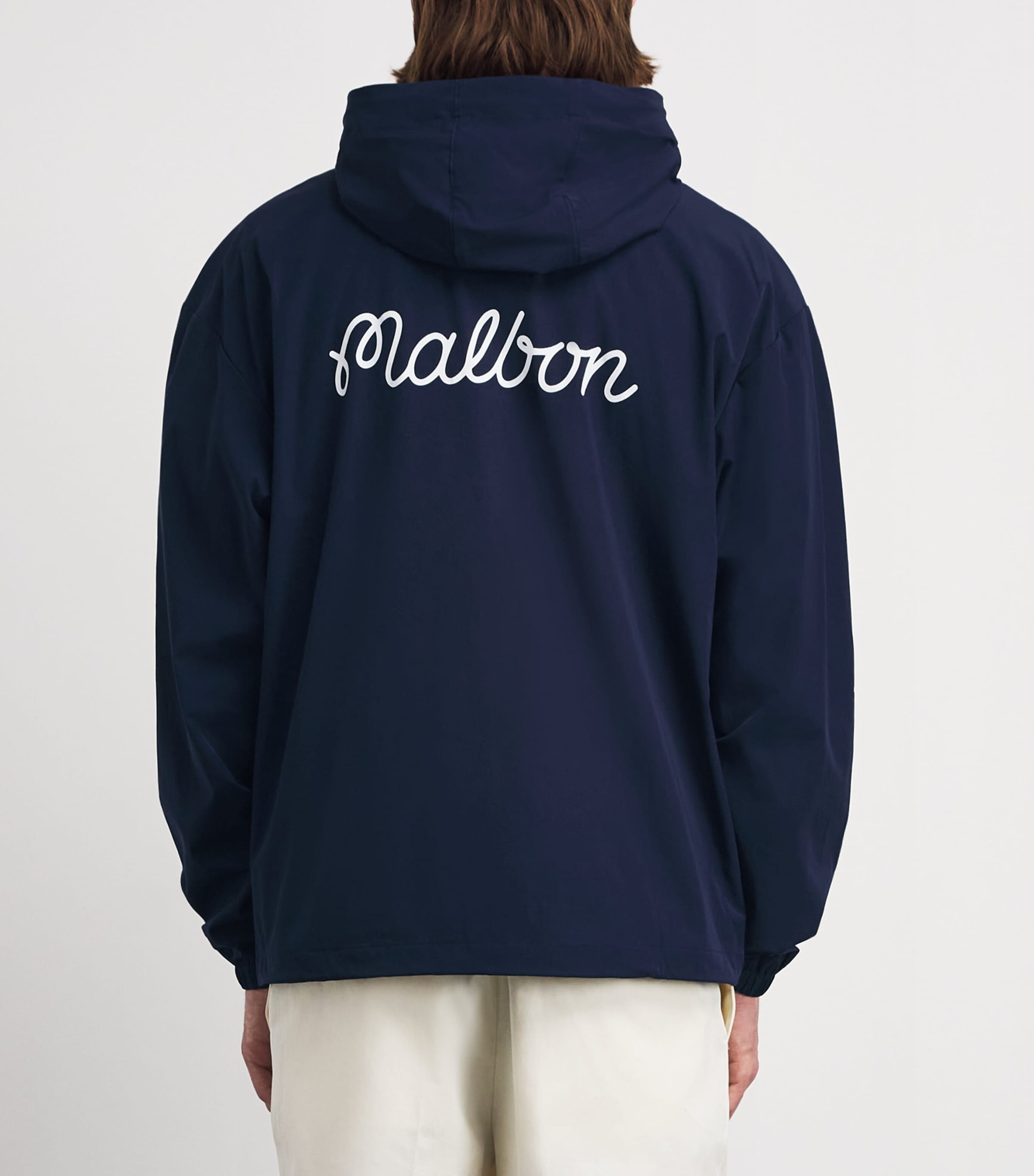 Malbon Golf Mens Ridge Anorak Navy Image 5