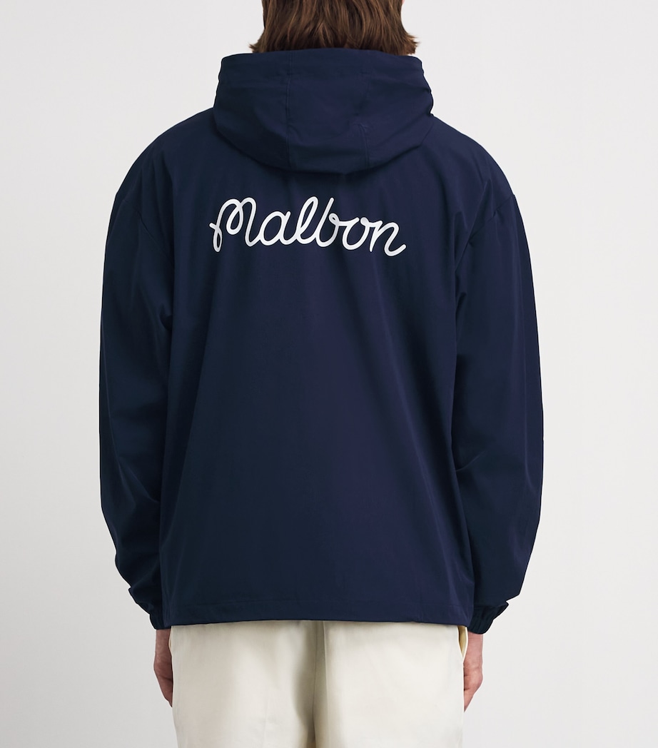 Malbon Golf Mens Ridge Anorak Navy Image 5