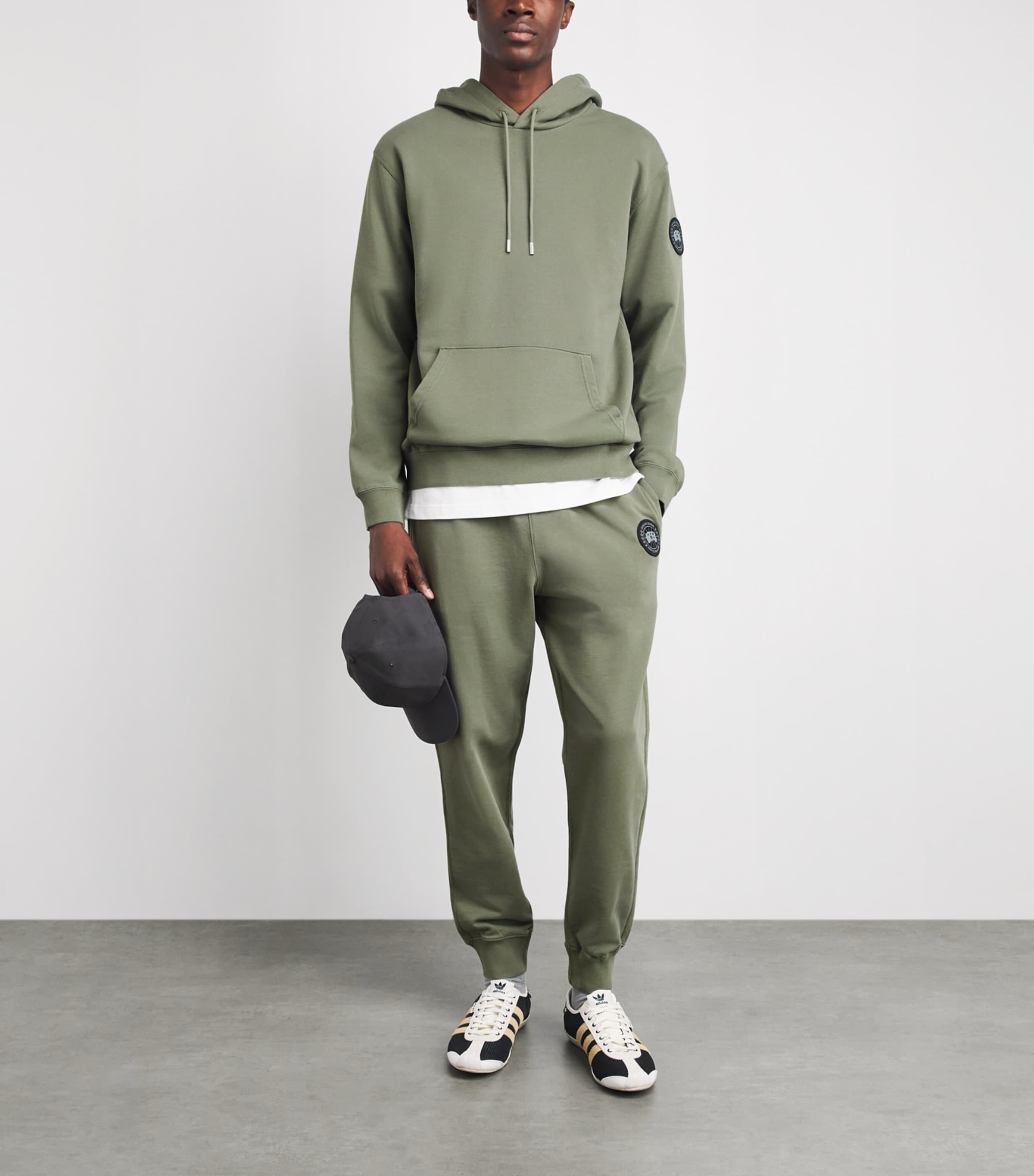 Canada Goose Mens Organic Cotton Loon Hoodie Vireo Green Image 2