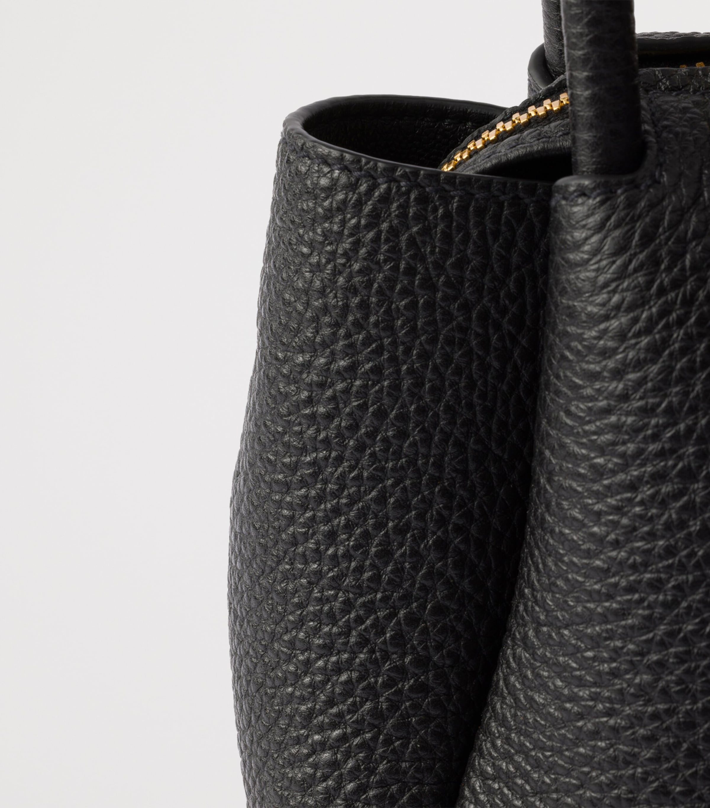 Mini Leather Top-Handle Bag F0632 Image 6