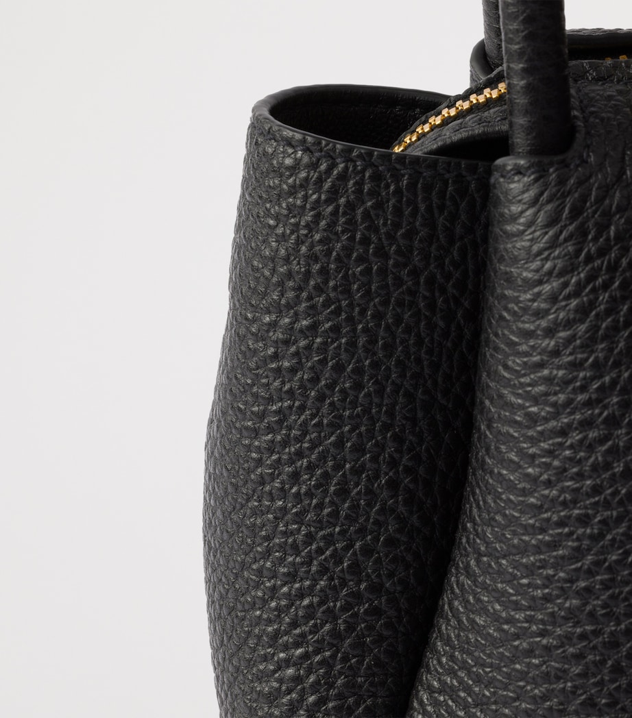 Mini Leather Top-Handle Bag F0632 Image 6