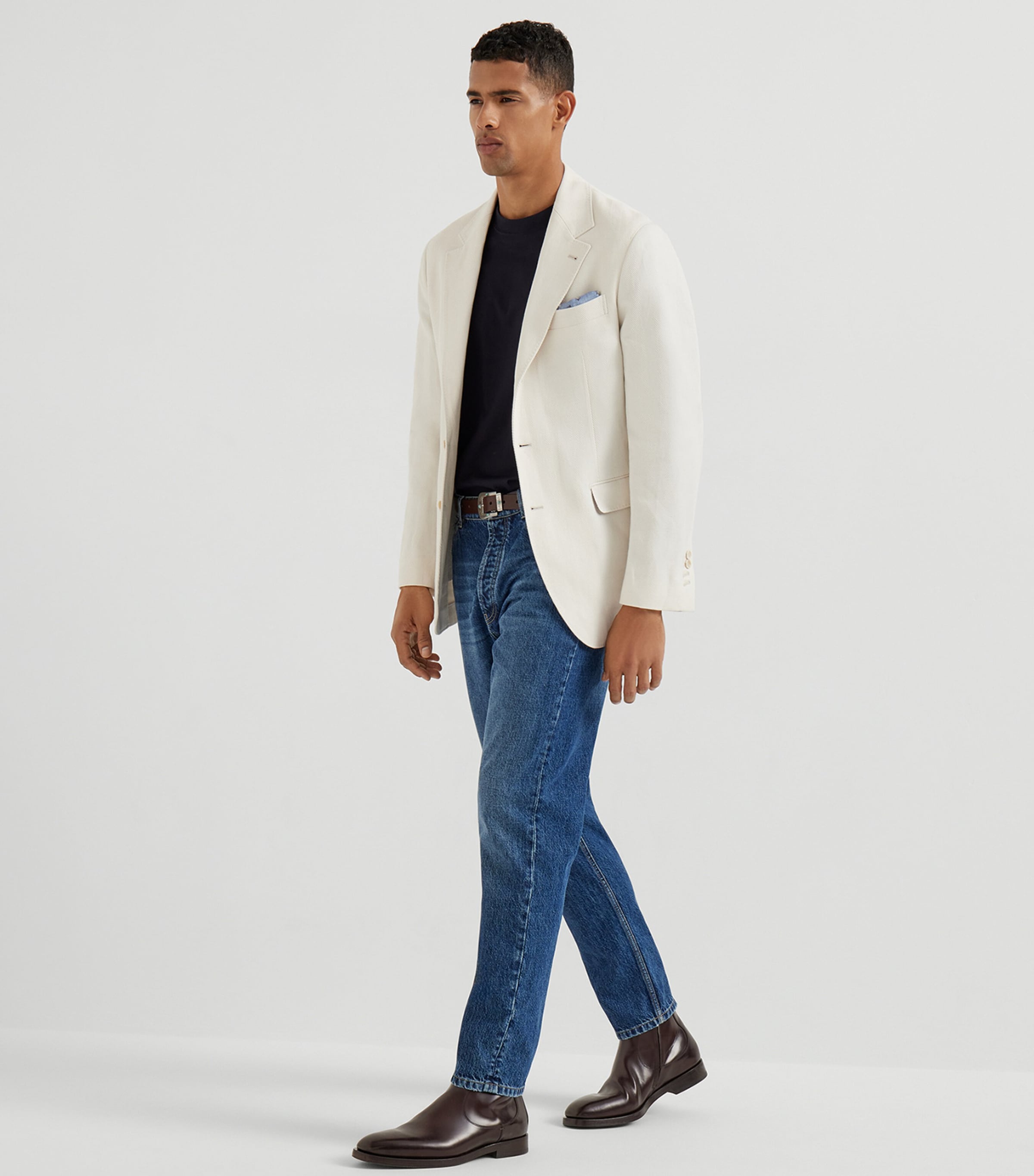 Cotton Long-Sleeve T-Shirt C4425 Image 4