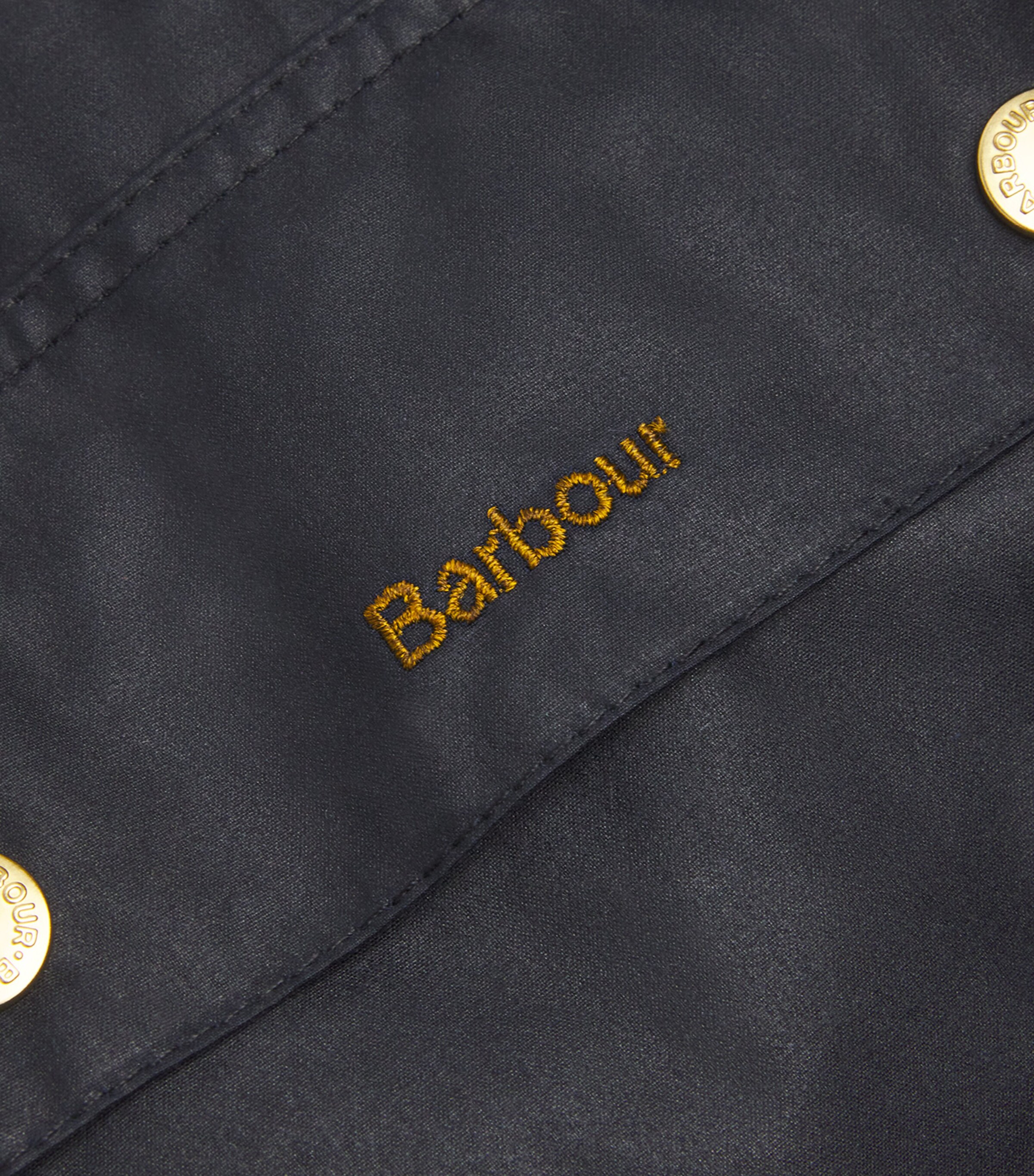 Barbour Womens Waxed Carolyn Jacket Archive Olive/tartan Image 5