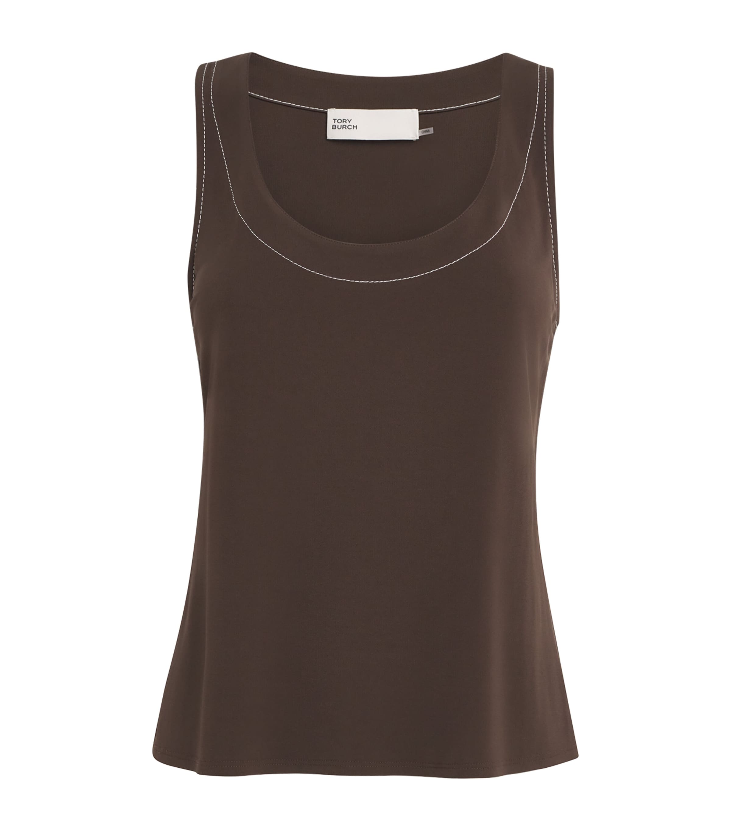 Tory Burch Jersey Tank Top In Multi