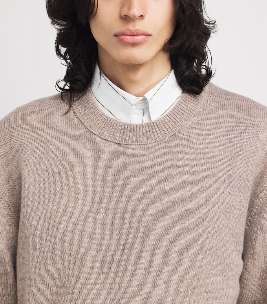 Cashmere Frederick Sweater DESERT KHAKI Image 6