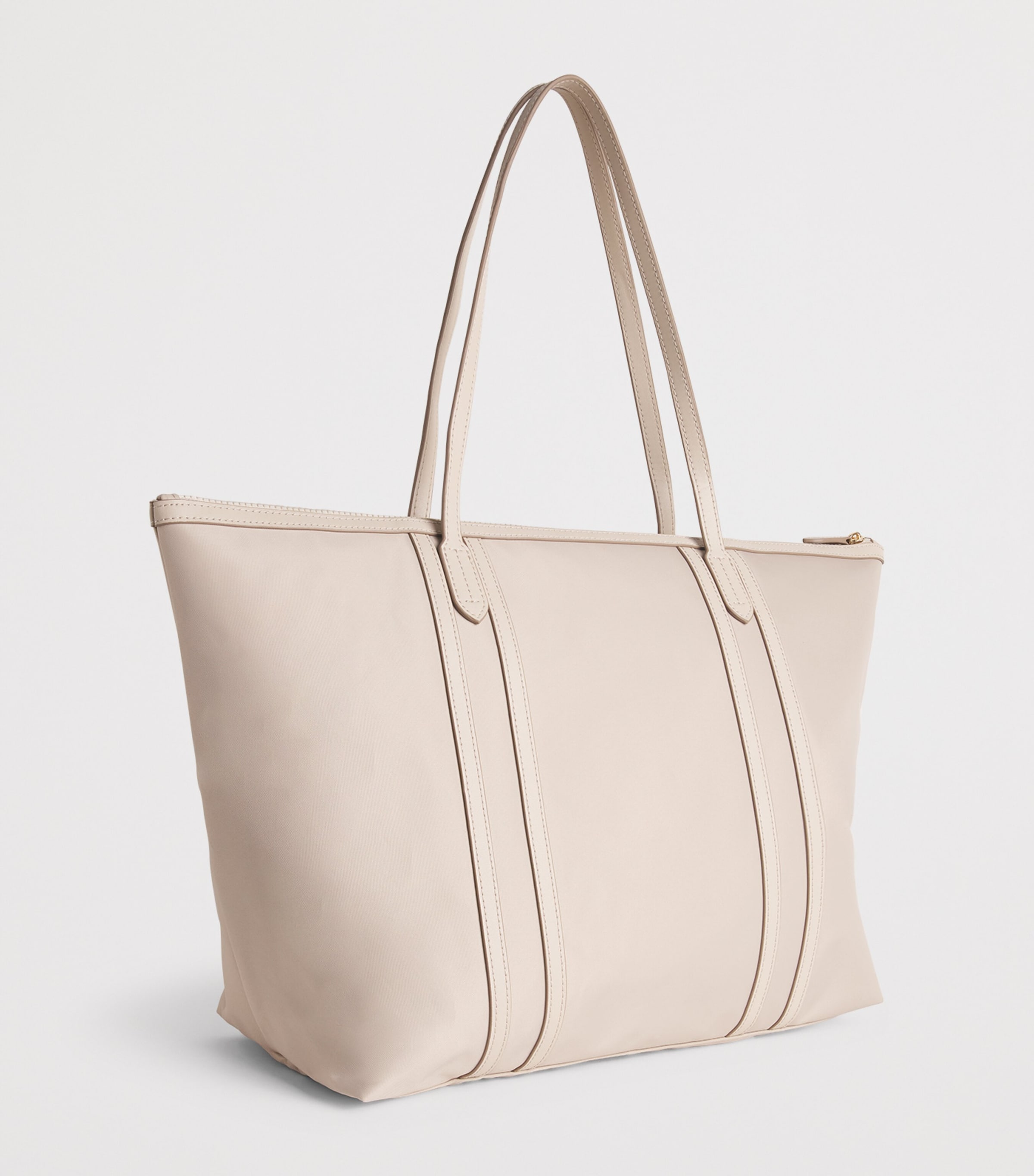 Harrods Nylon Jetsetter Tote Bag Neutral Image 3