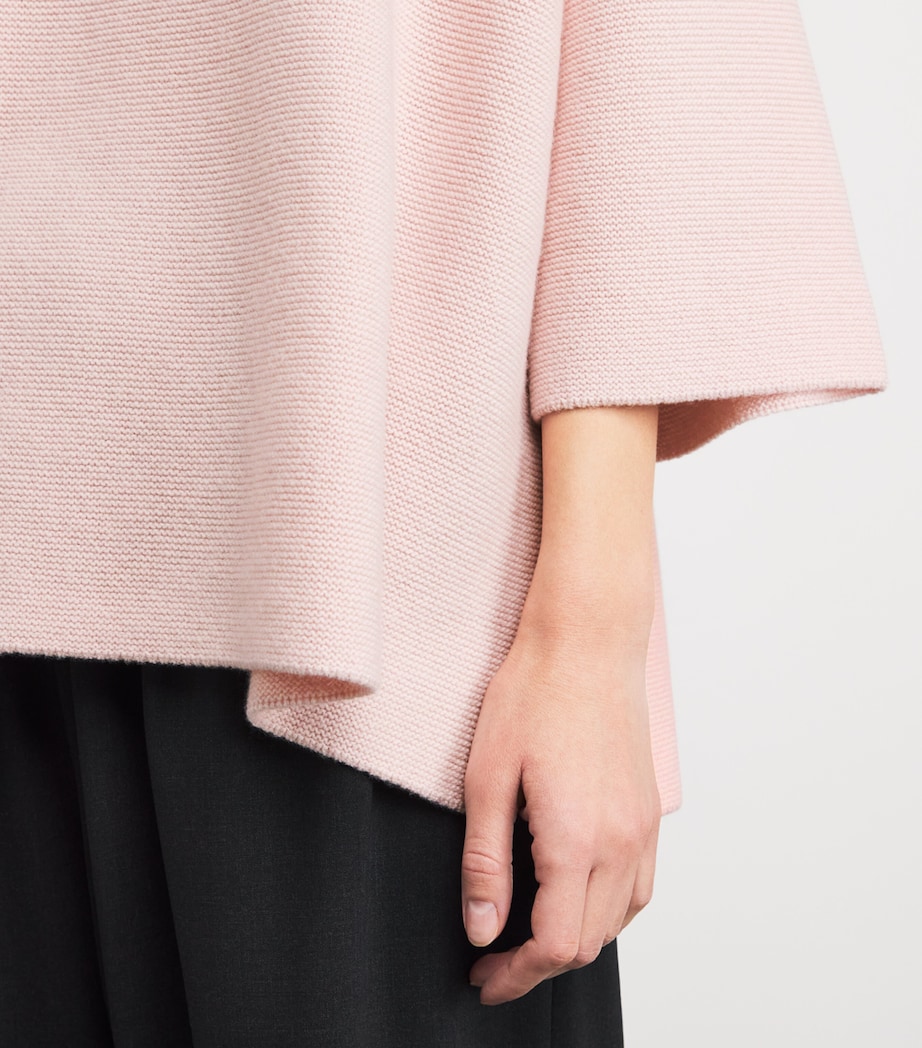 Cashmere Split-Sleeve Sweater CHERRYBLOS Image 6