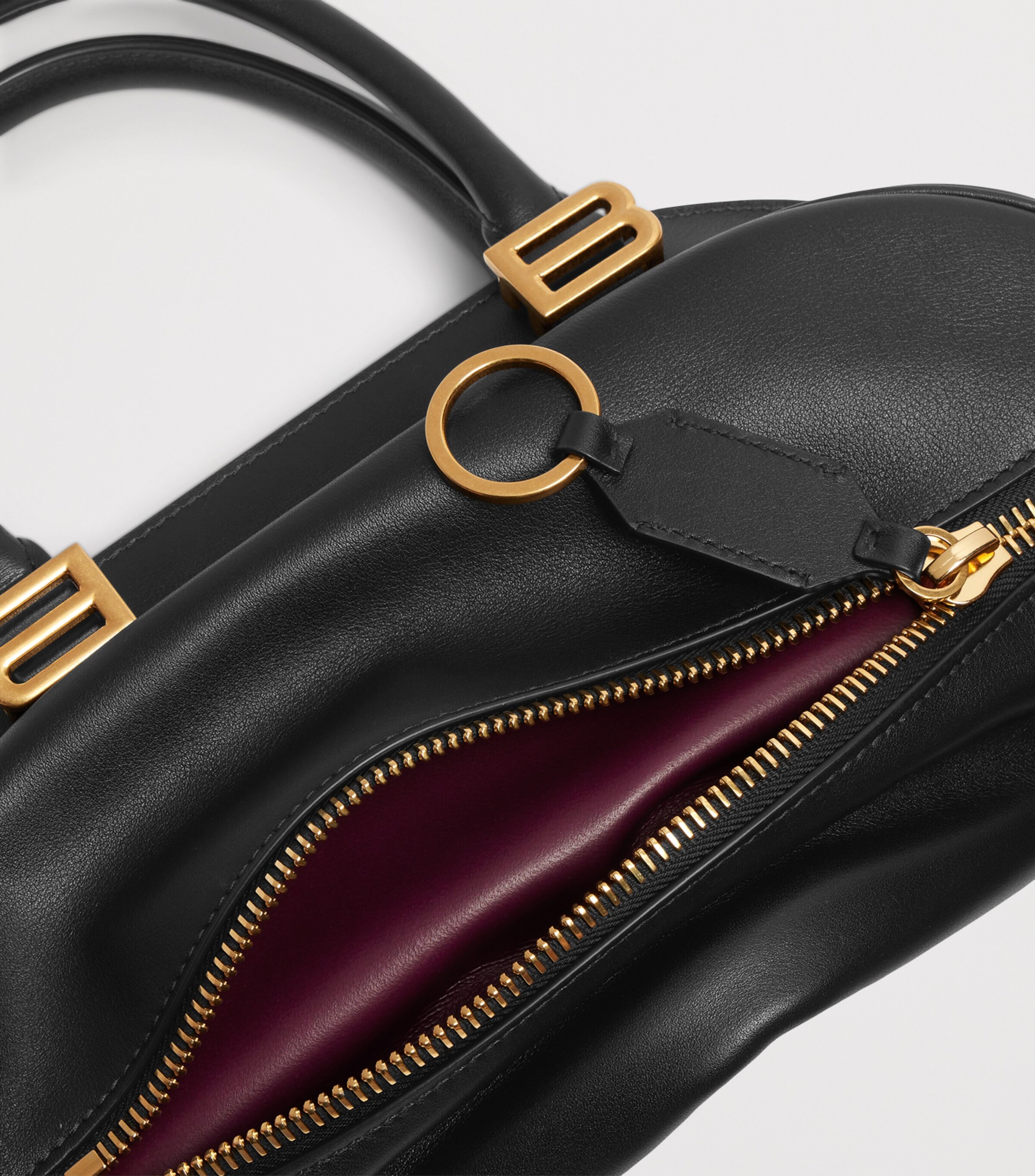 Balenciaga Mini Leather Bolero Bowling Bag Image 10