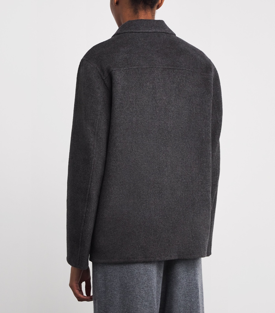 Wool-Cashmere Signature Jacket DARK GREY Image 4