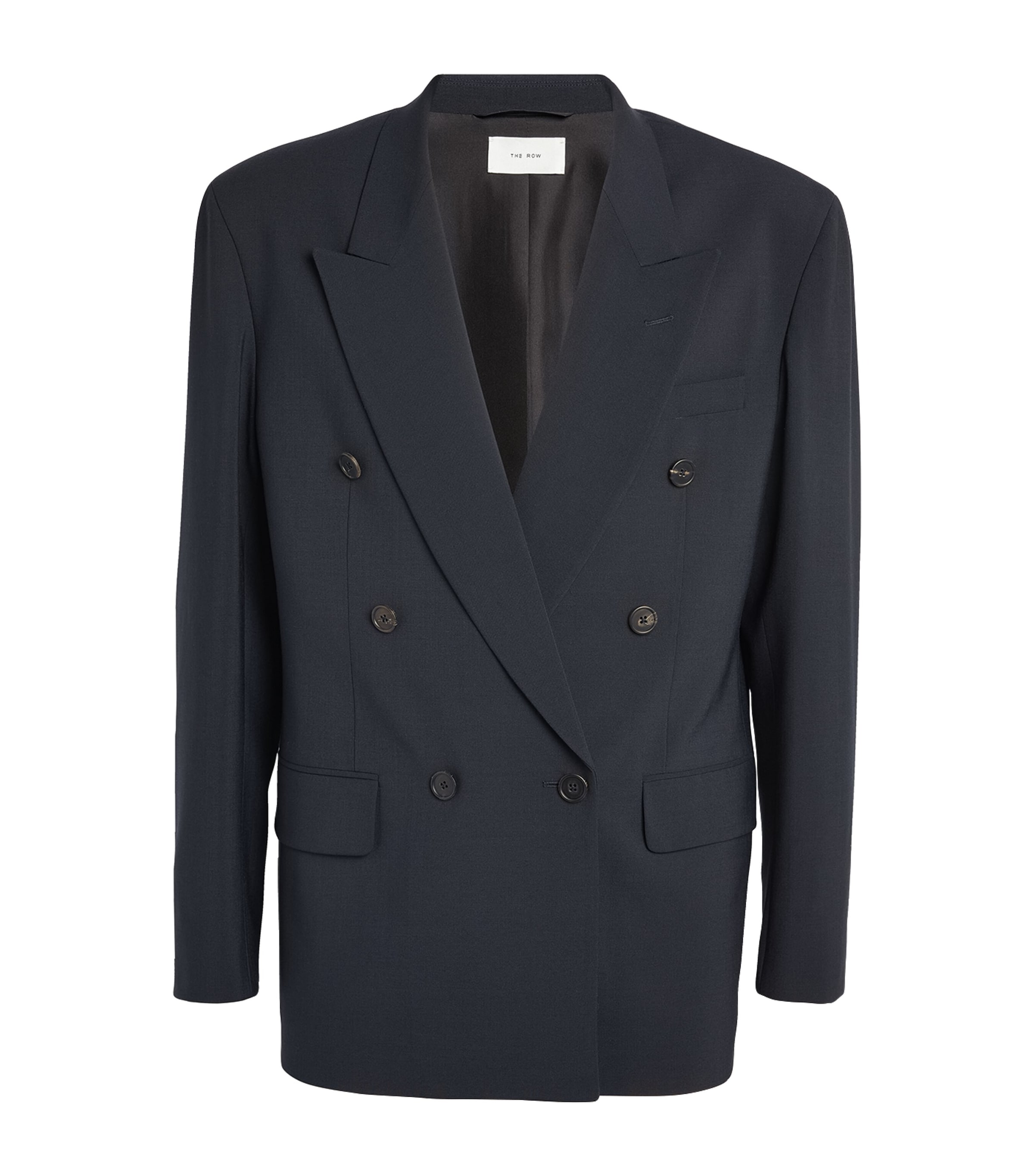 The Row Marri Virgin Wool-blend Suit Jacket In Blue