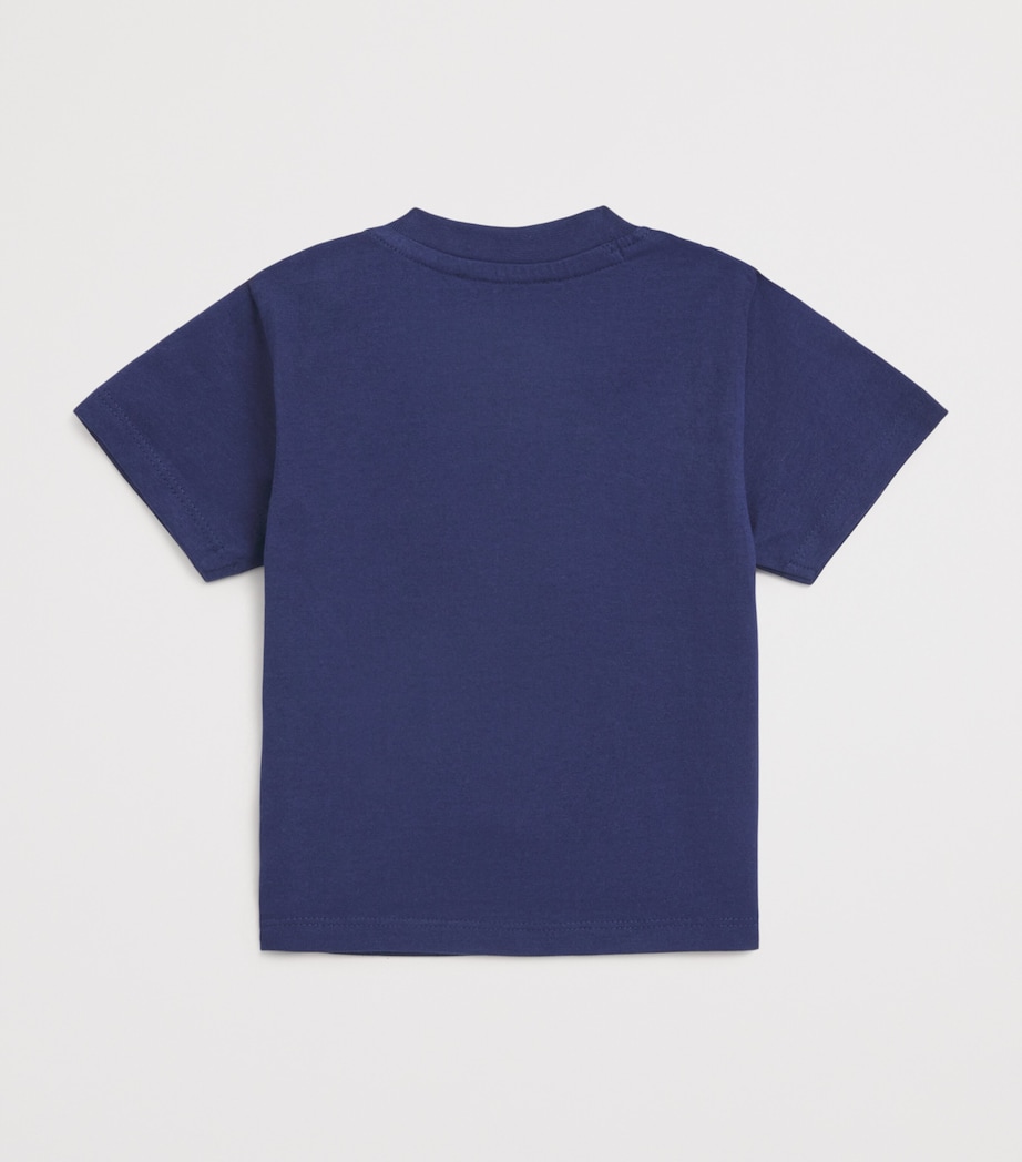 Cotton Logo T-Shirt (6 Months - 4 Years) 84NMEDIEVAL BLUE Image 2