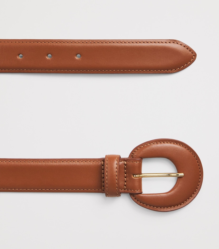 Leather Belt CARAMELLO Image 4