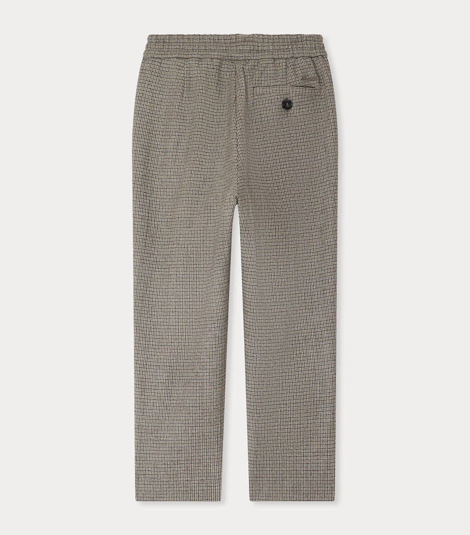 Wool-Blend Check Jones Trousers (10-14 Years) CA TAUPE Image 2