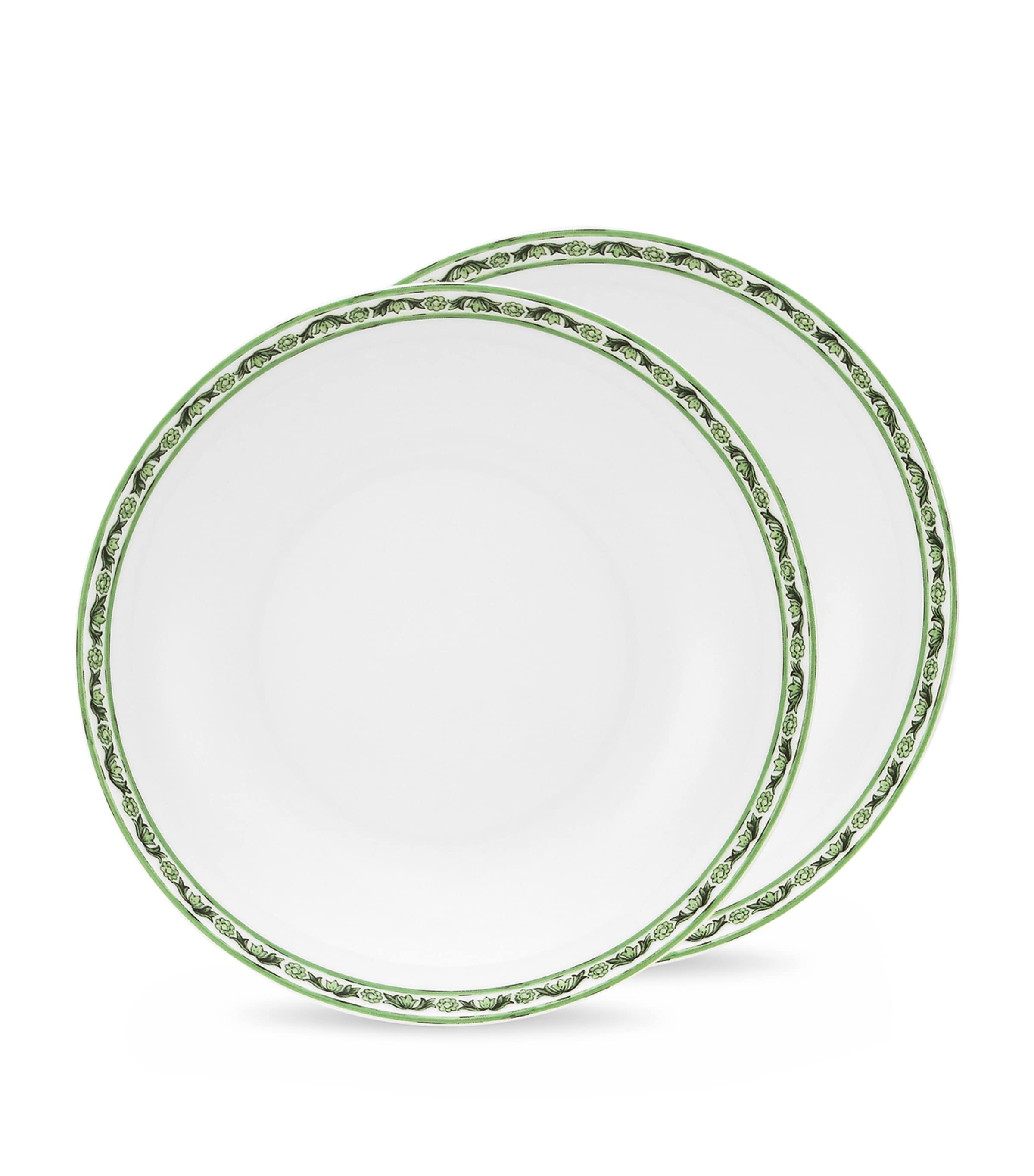 Shop Dolce & Gabbana Casa Set Of 2 Soup Plates