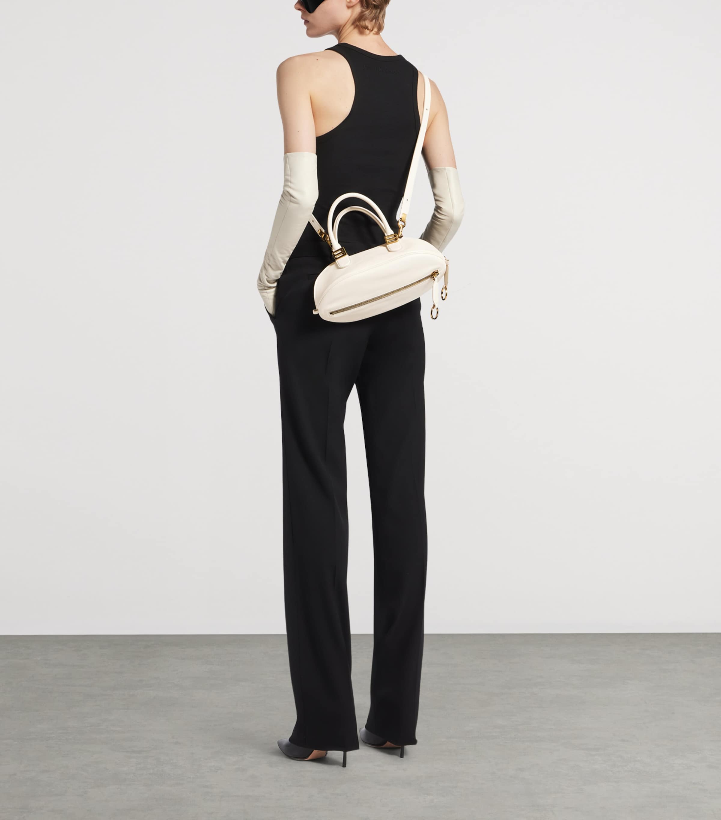Balenciaga Mini Leather Bolero Bowling Bag Image 2