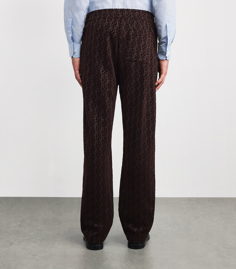 Monogram Trackpants DBN / DARK BROWN Image 4