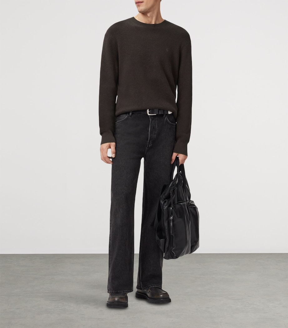 Organic Cotton-Wool Aspen Sweater ESPRESSO BROWN Image 3