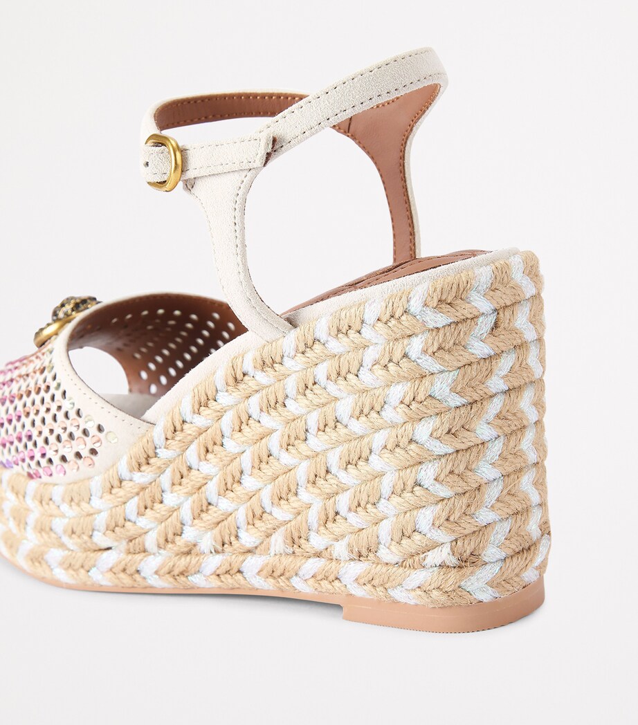 Embellished Chelsea Wedge Sandals BONE/COMB Image 2