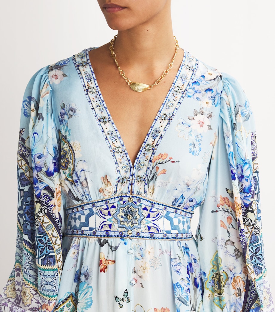 Camilla Womens Silk Mini Dress Almanpal Image 6