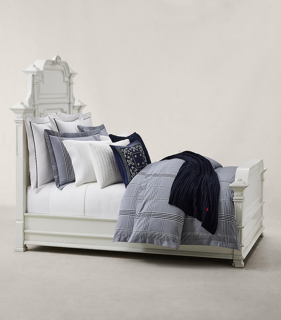 Ralph Lauren Home Cotton August Super King Duvet Cover (220cm x 260cm) Navy Image 2