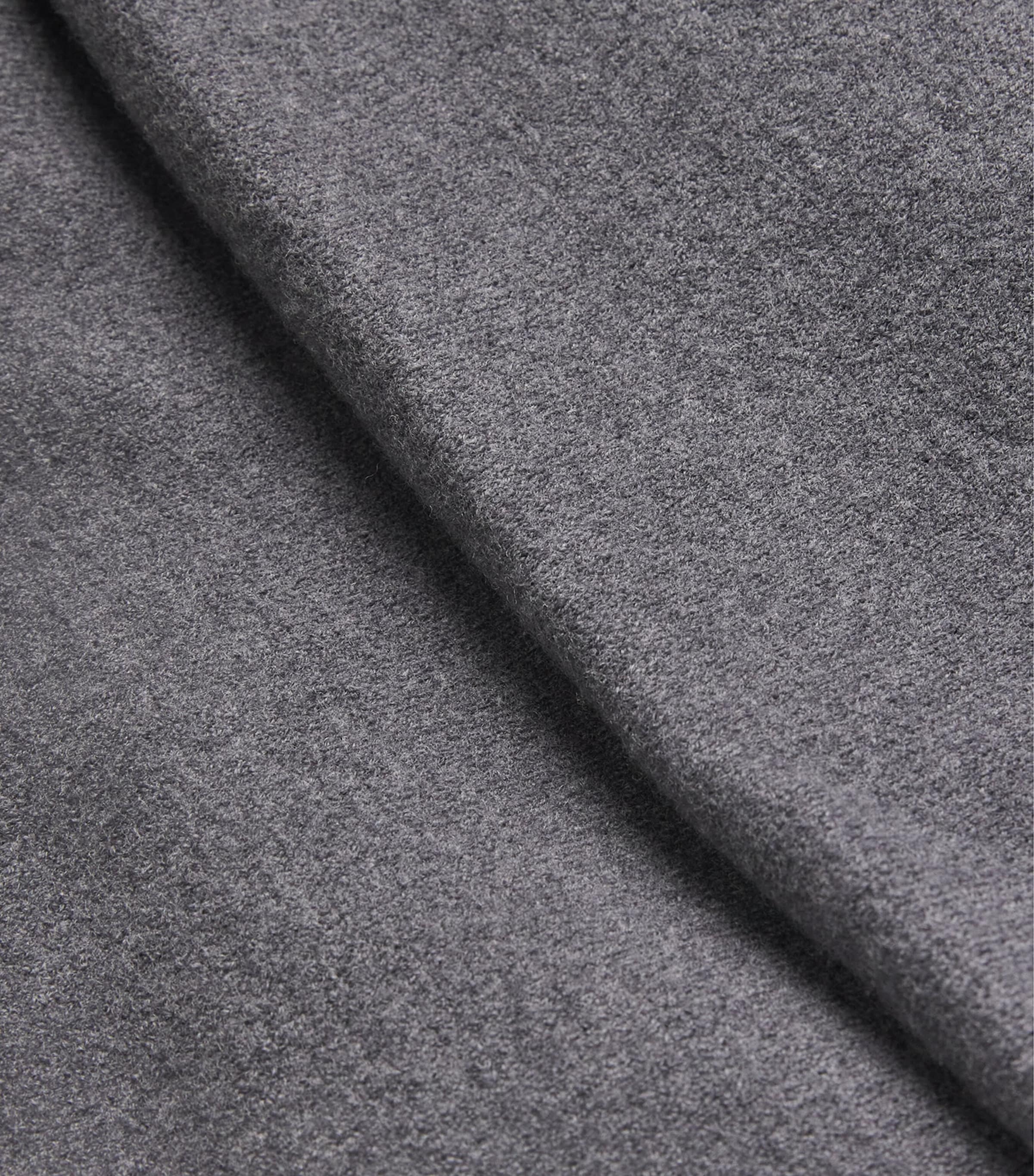 Brandon Maxwell Womens Virgin Wool Miller Midi Skirt Heather Grey Image 6