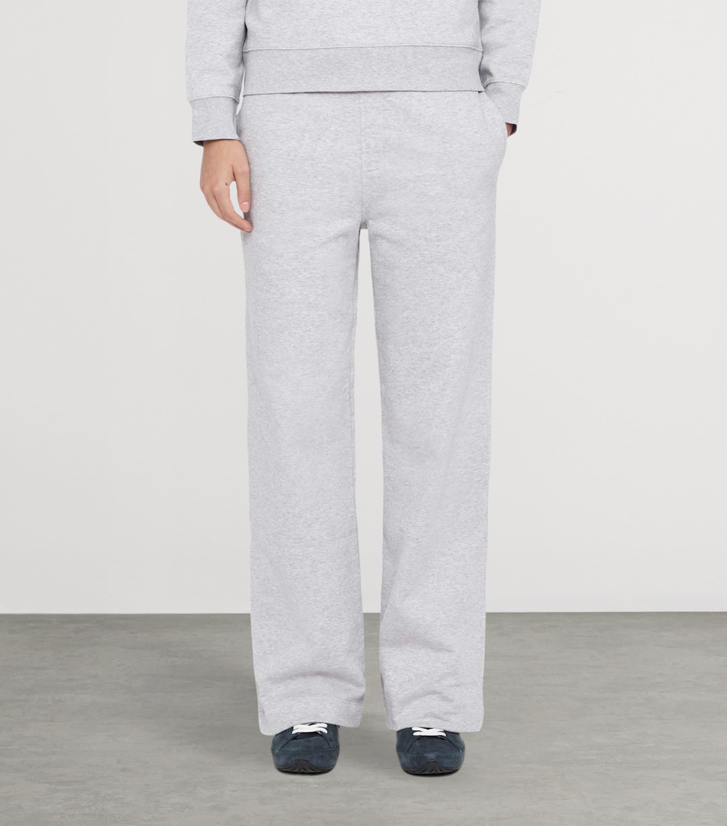 AllSaints Womens Lily Sweatpants Grey Marl Image 3