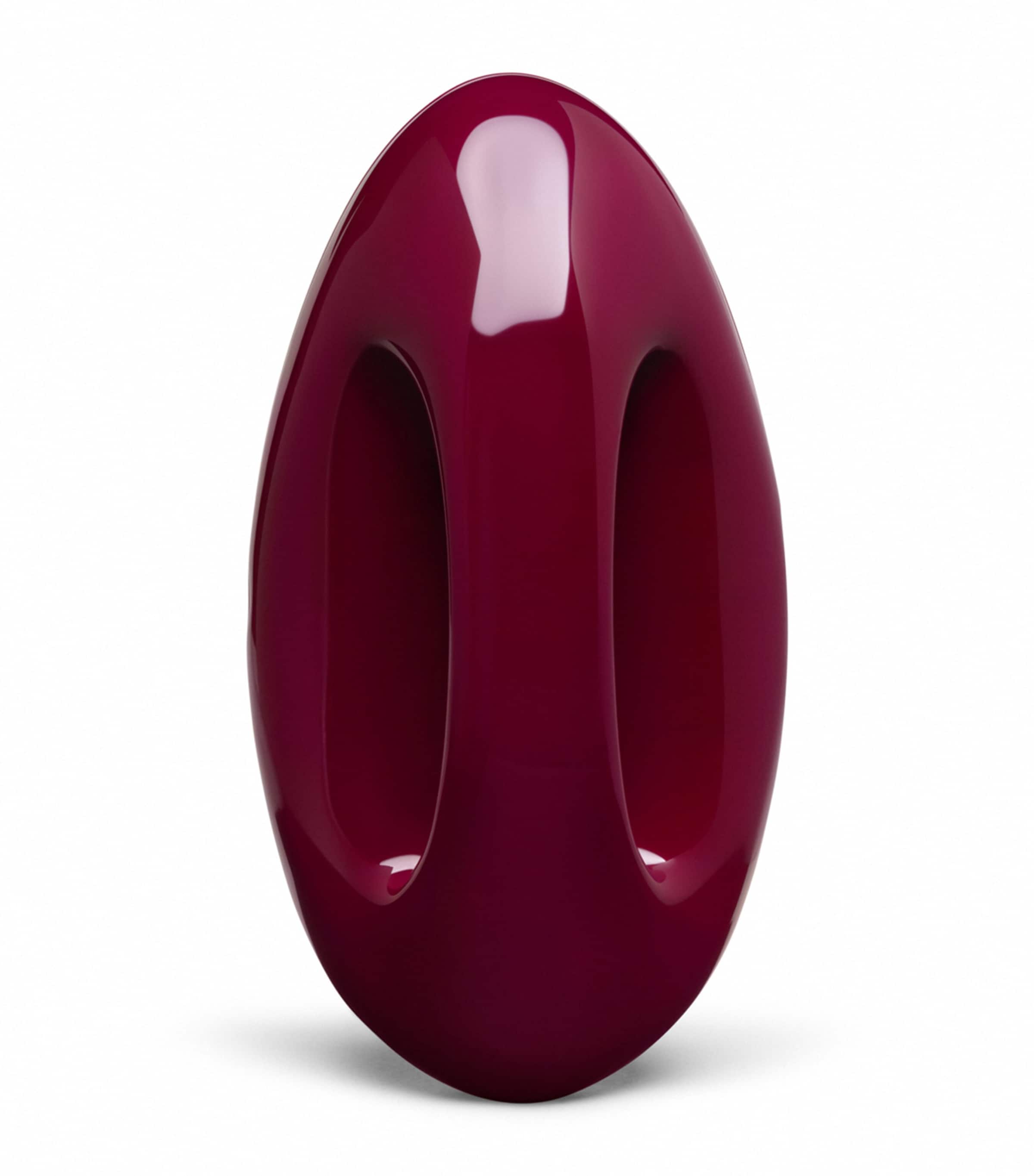 Alaïa Sculptural Clutch Bag Bordeaux Image 4