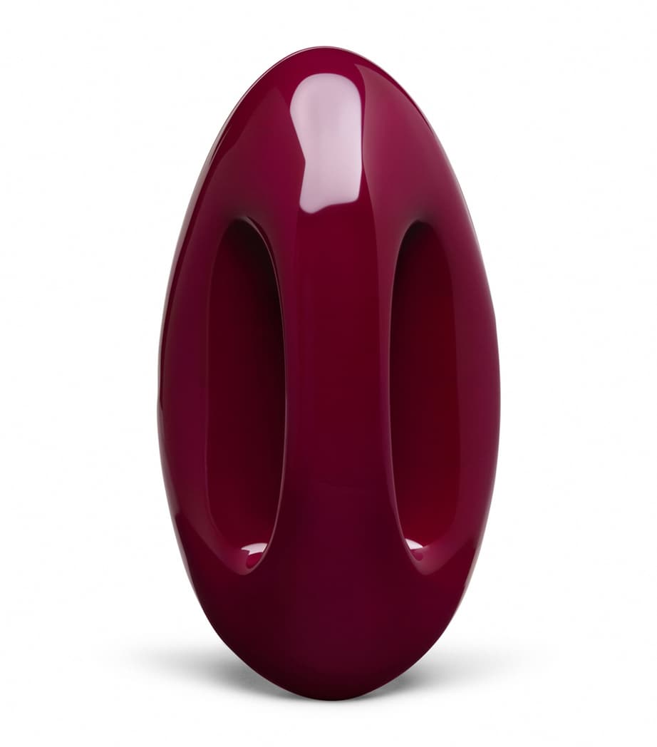 Alaïa Sculptural Clutch Bag Bordeaux Image 4