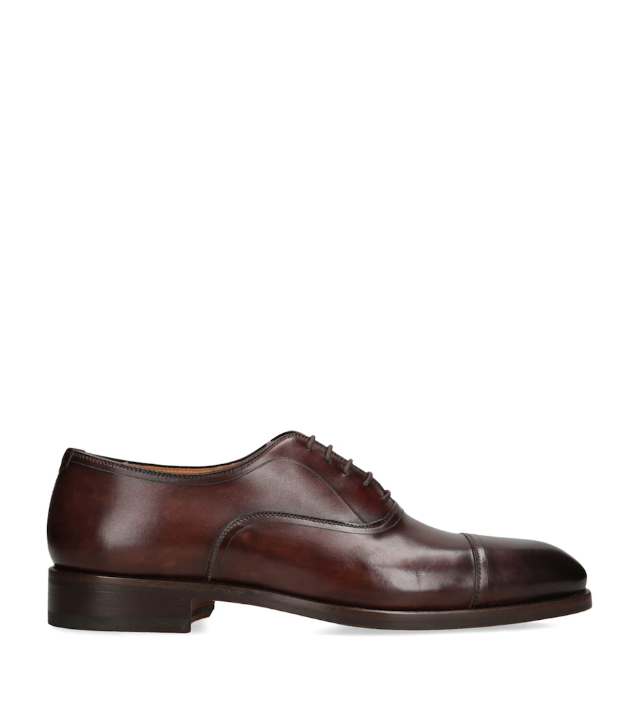 Leather Flex Oxford Shoes BROWN Image 1