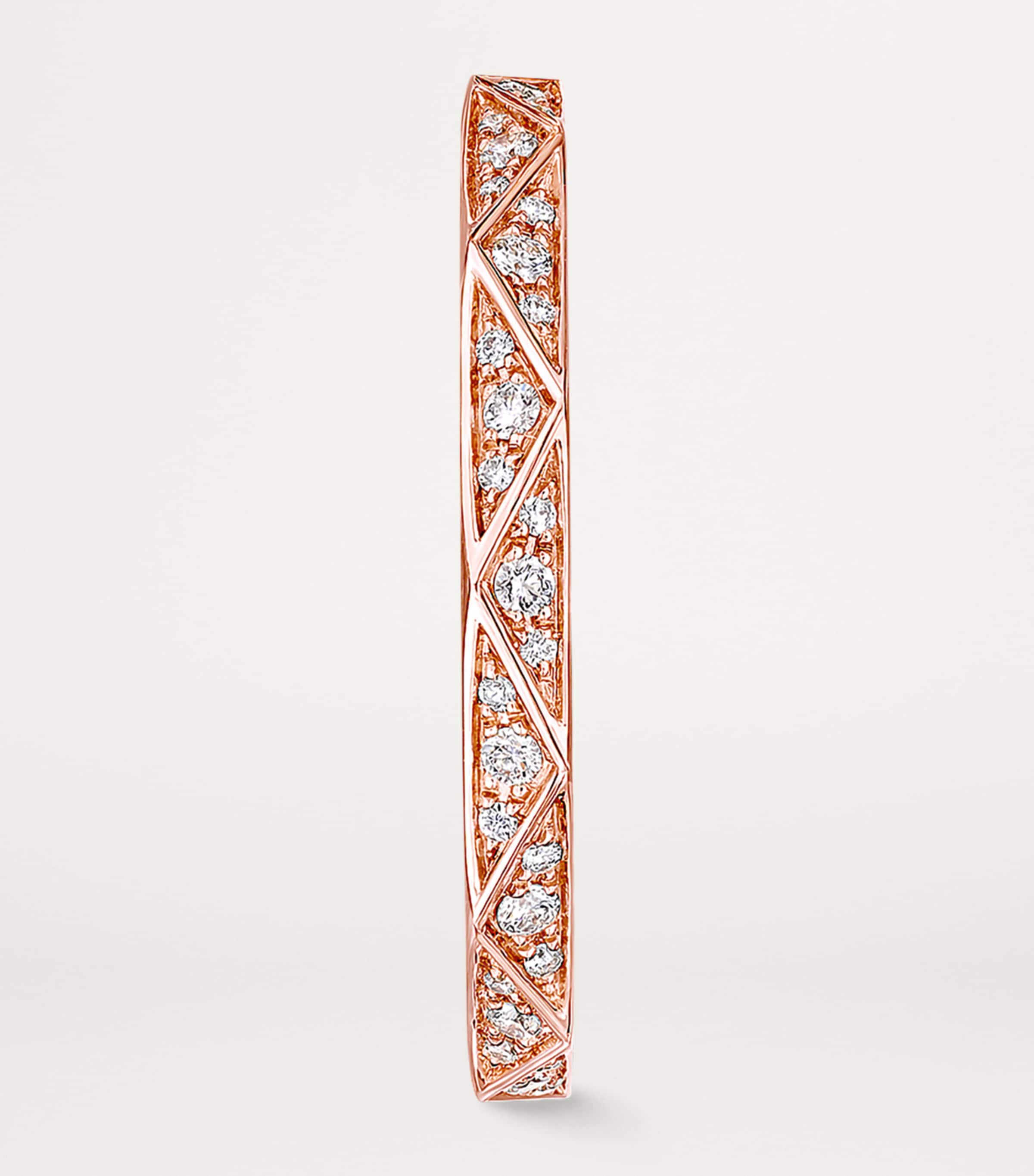 Rose Gold and Diamond Laurence Graff Signature Band (2.3mm) ROSE GOLD Image 2