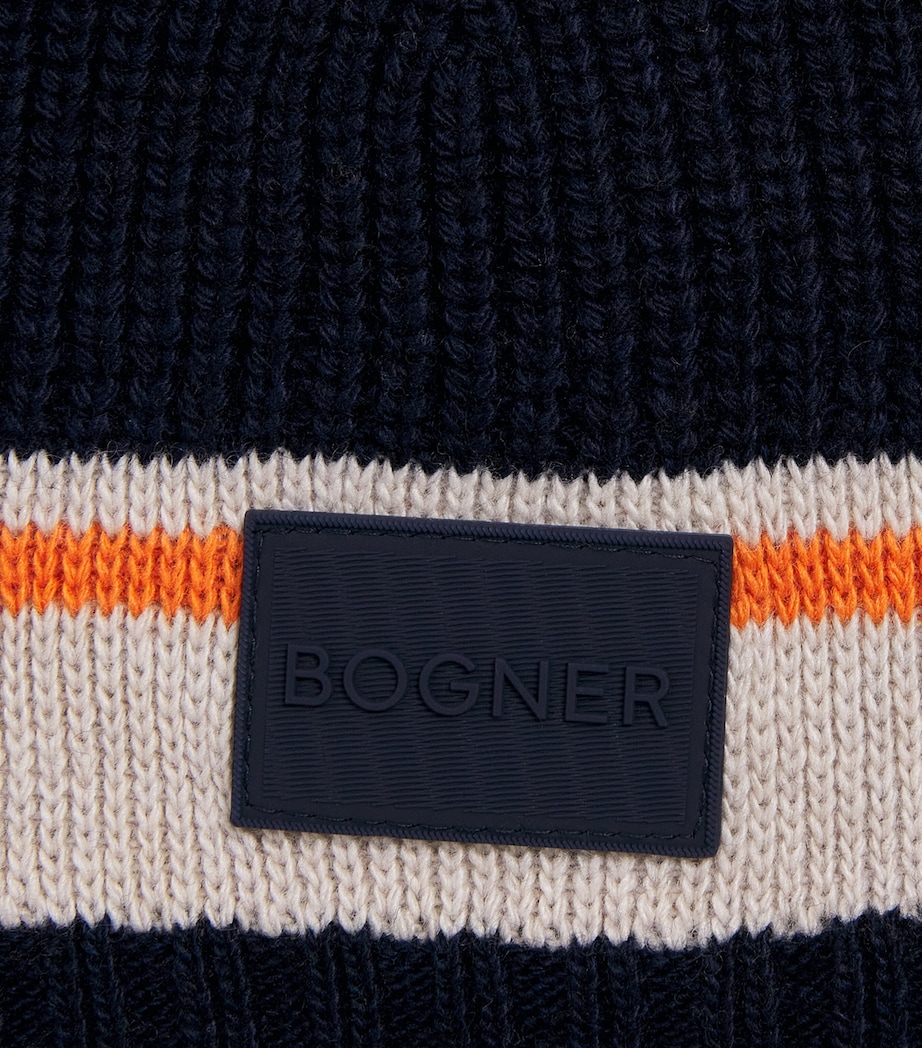 Wool-Blend Erik Beanie 464NAVY Image 3