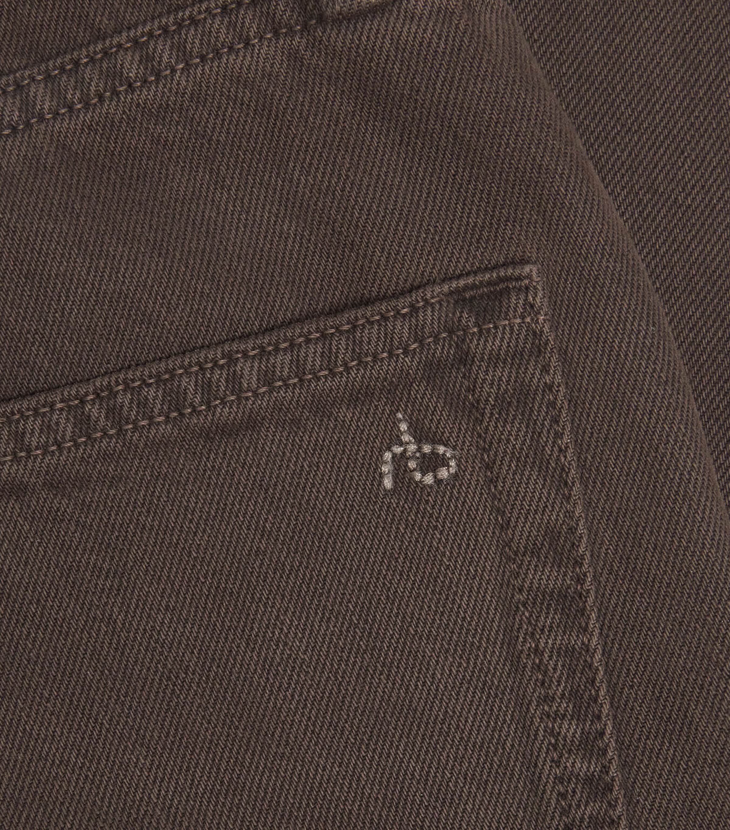 Rag & Bone Mens Stretch-Cotton Straight Chinos Dark Brown Image 6