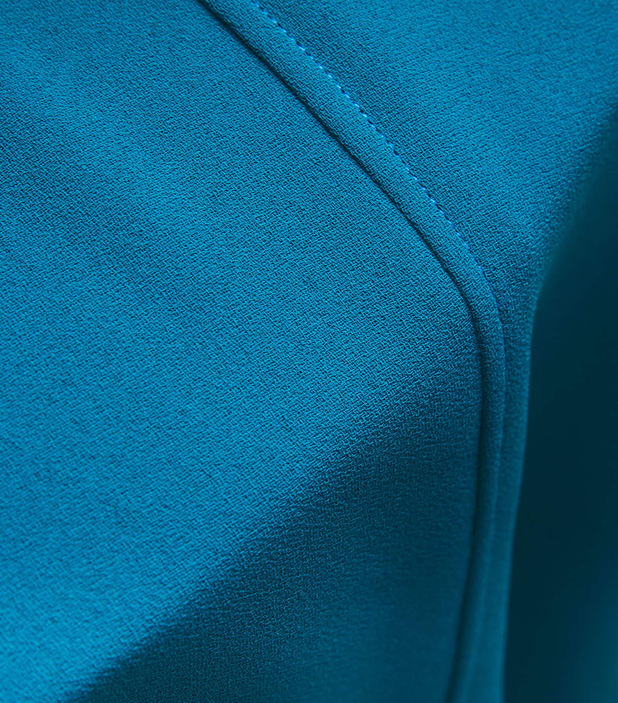 Jacquard Belted Anna Midi Dress LAGUNA BLUE Image 5