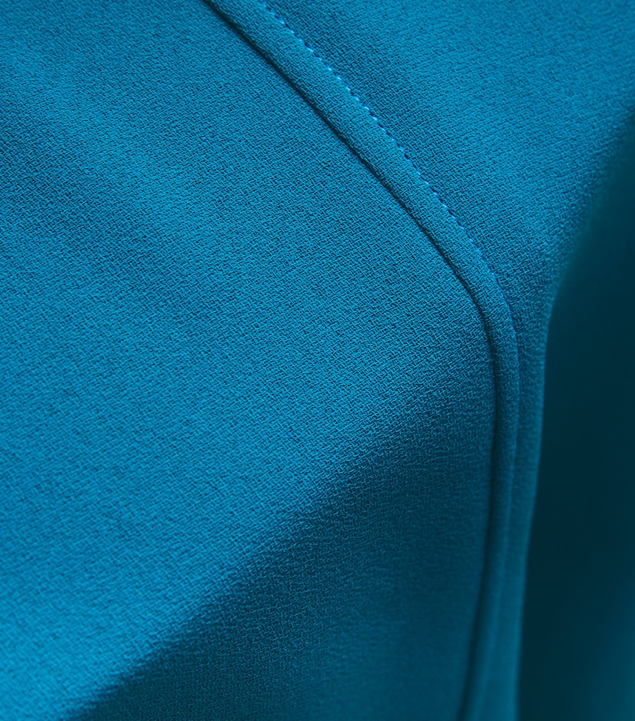 Jacquard Belted Anna Midi Dress LAGUNA BLUE Image 5