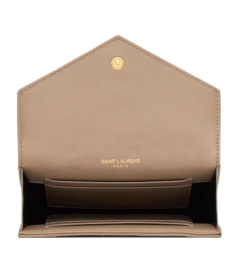 Small Leather Cassandre Envelope Wallet 1722 Image 4