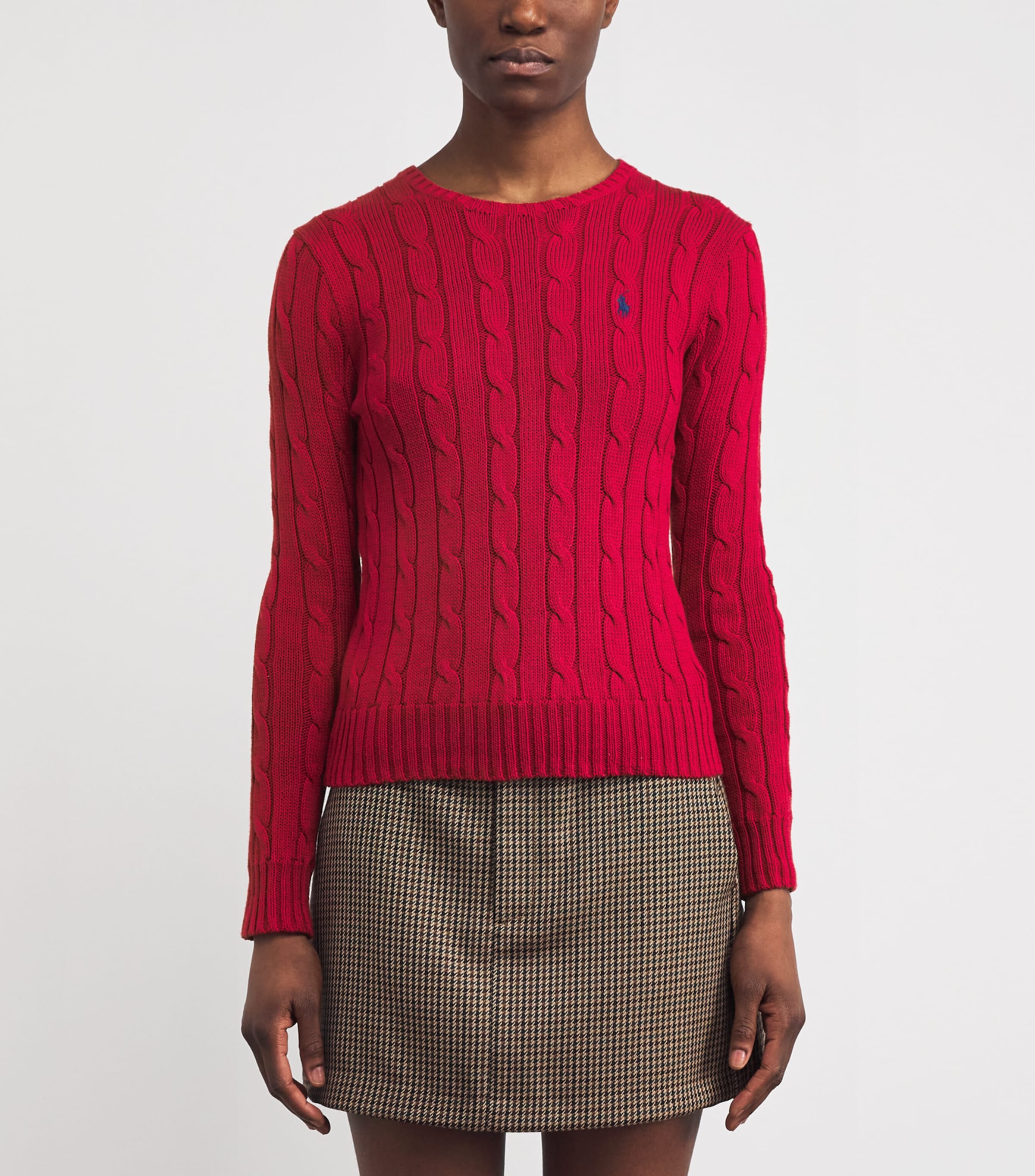 Julianna Cable Knit Sweater SWEET TOMATO Image 3