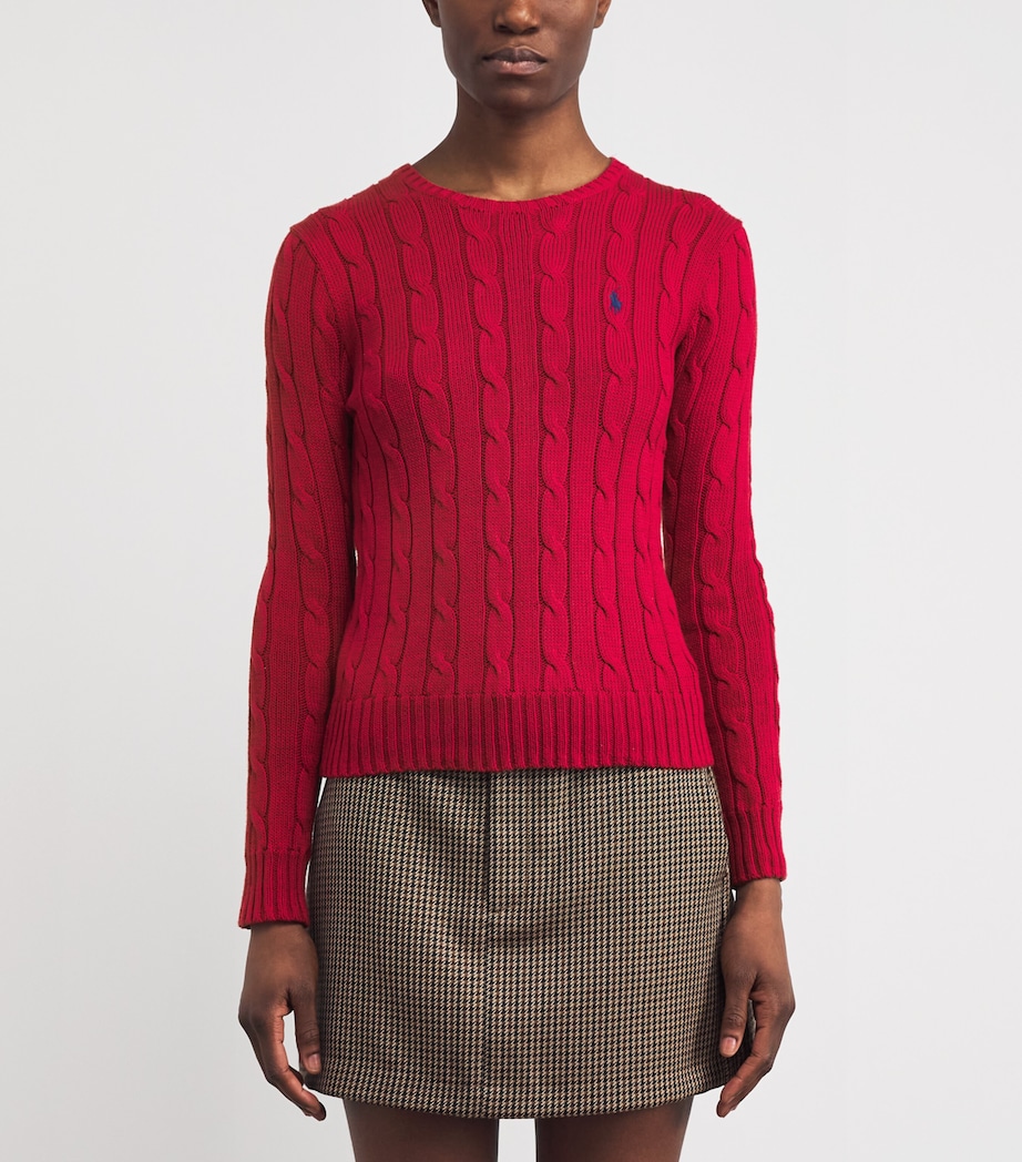 Julianna Cable Knit Sweater SWEET TOMATO Image 3
