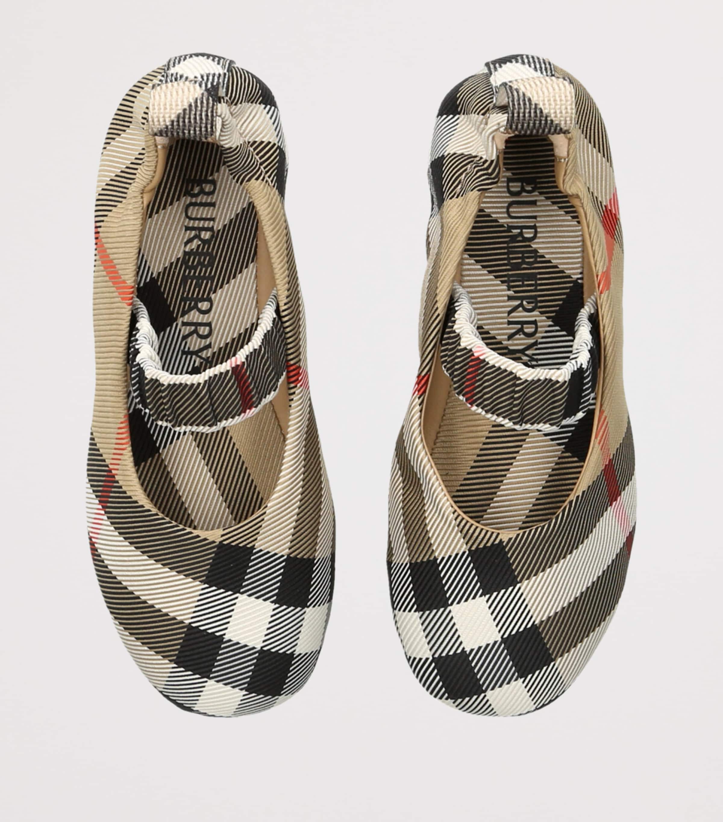 Check Mary Janes BEIGE COMB Image 4