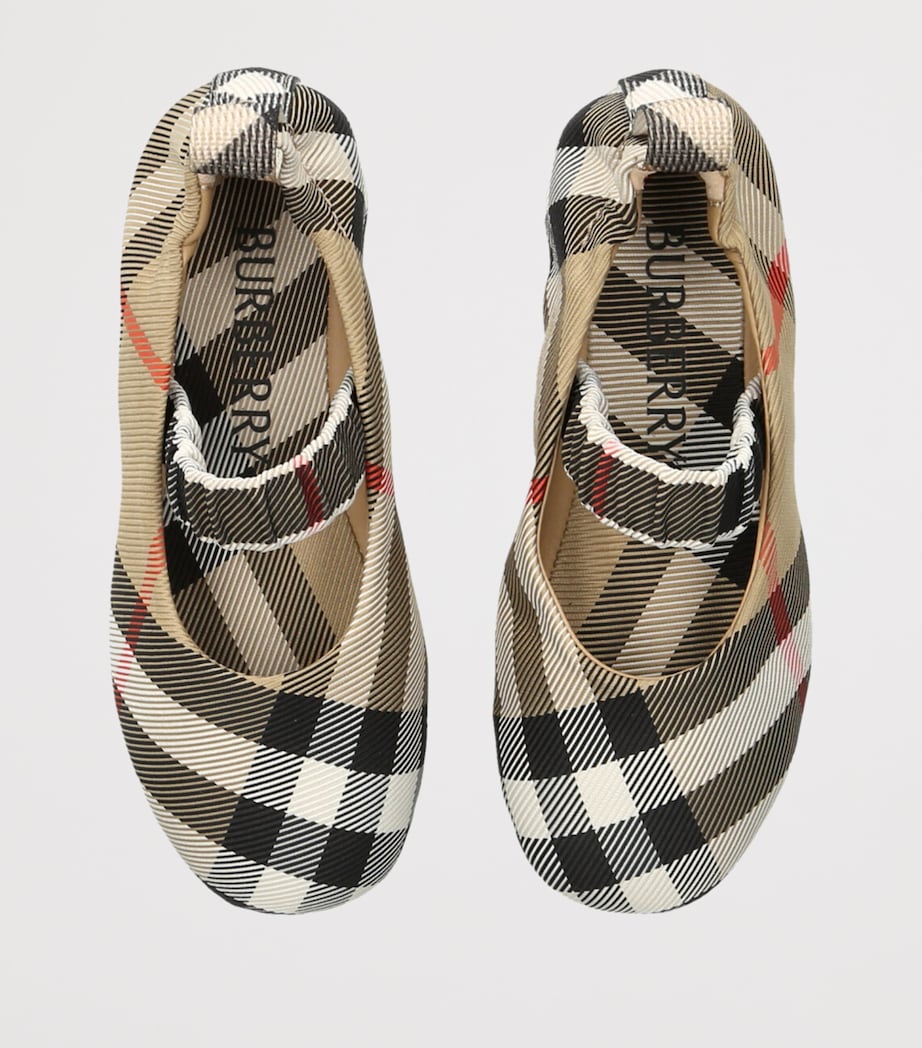 Check Mary Janes BEIGE COMB Image 4