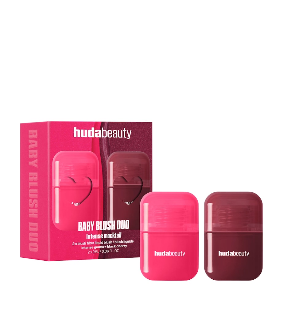 Huda Beauty Baby Blush Mild Mocktail Duo Kit Int Gva & Blck Chrry Image 1