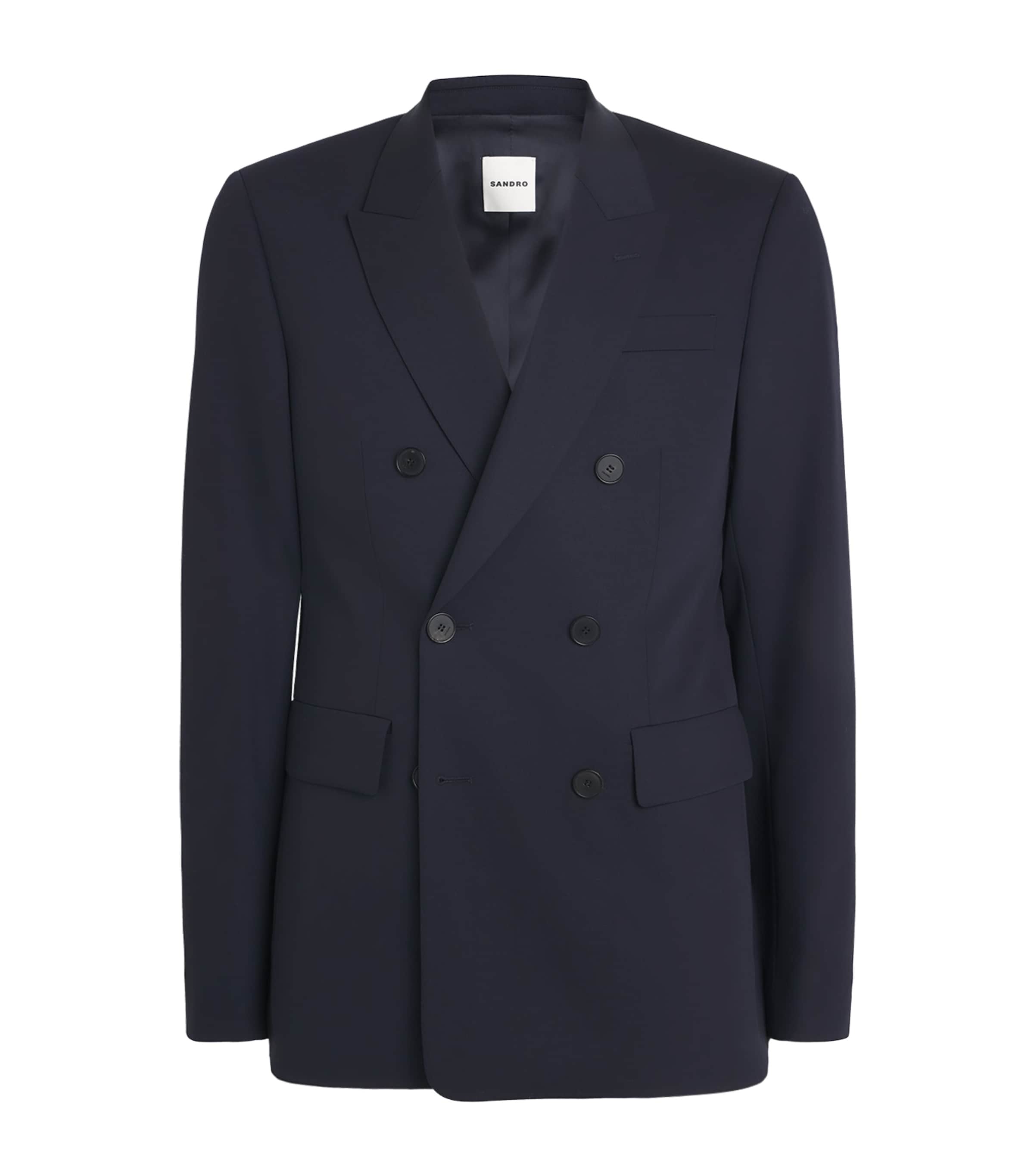 Virgin Wool New Croise Blazer NAVY BLUE Image 1