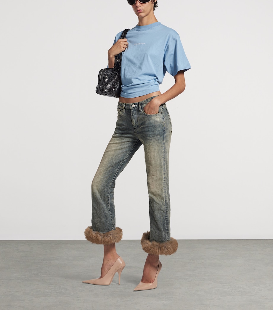 Cotton Embroidered T-Shirt 4773 Image 2