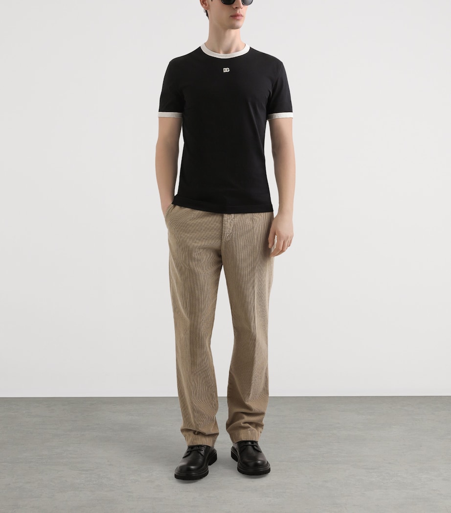 Corduroy Trousers M0131-BEIGE Image 2