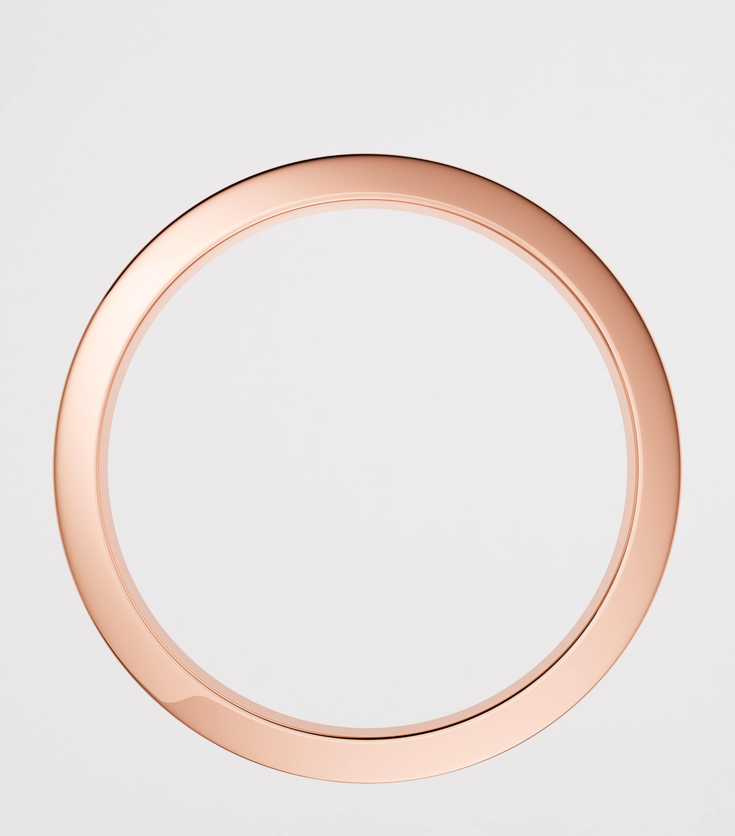 Rose Gold and Diamond C de Cartier Wedding Ring ROSE GOLD Image 2